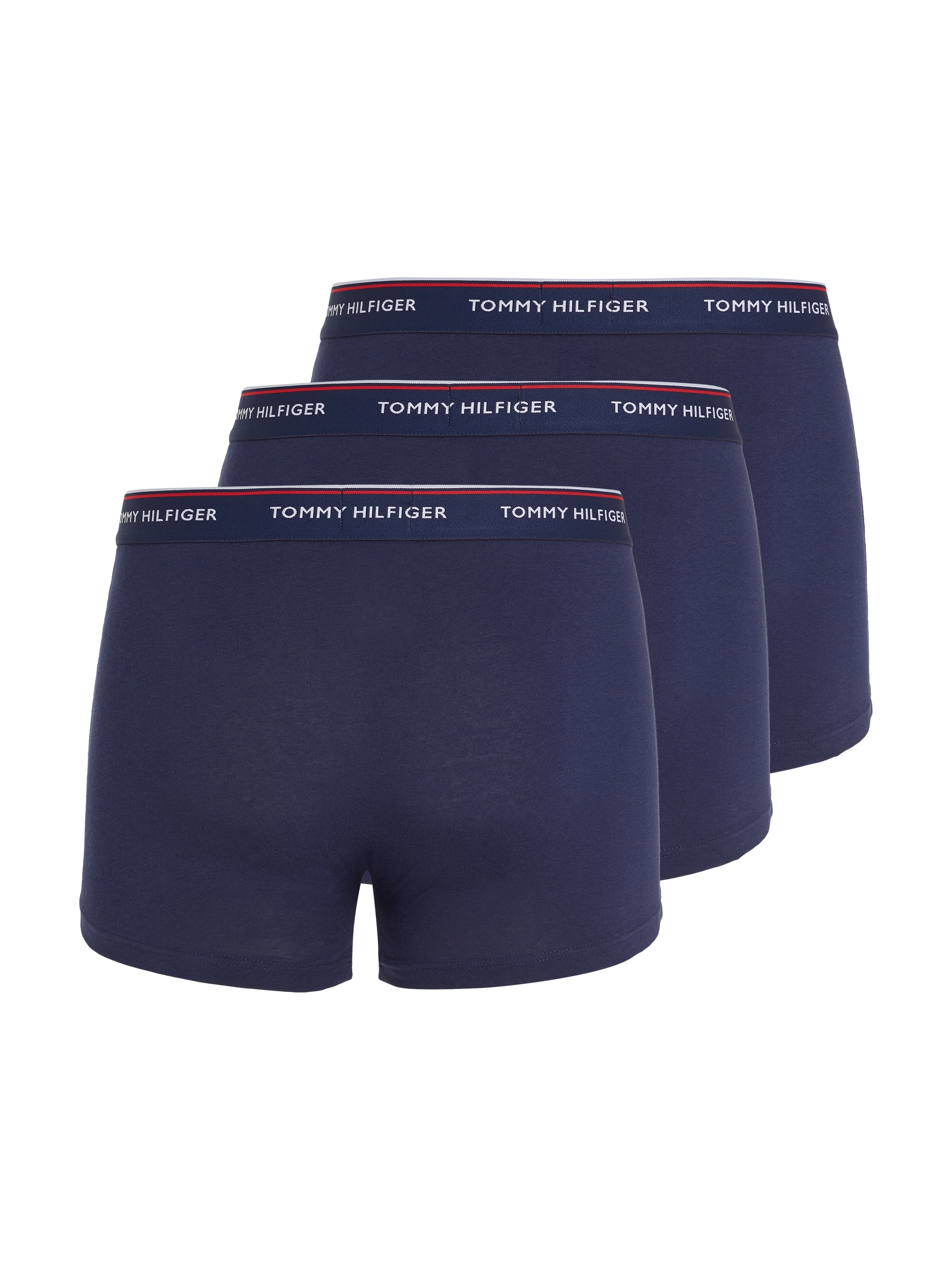 Tommy Hilfiger Underwear Webboxer, (3 St.), mit Streifen und Logo-Schriftzug im Webbund