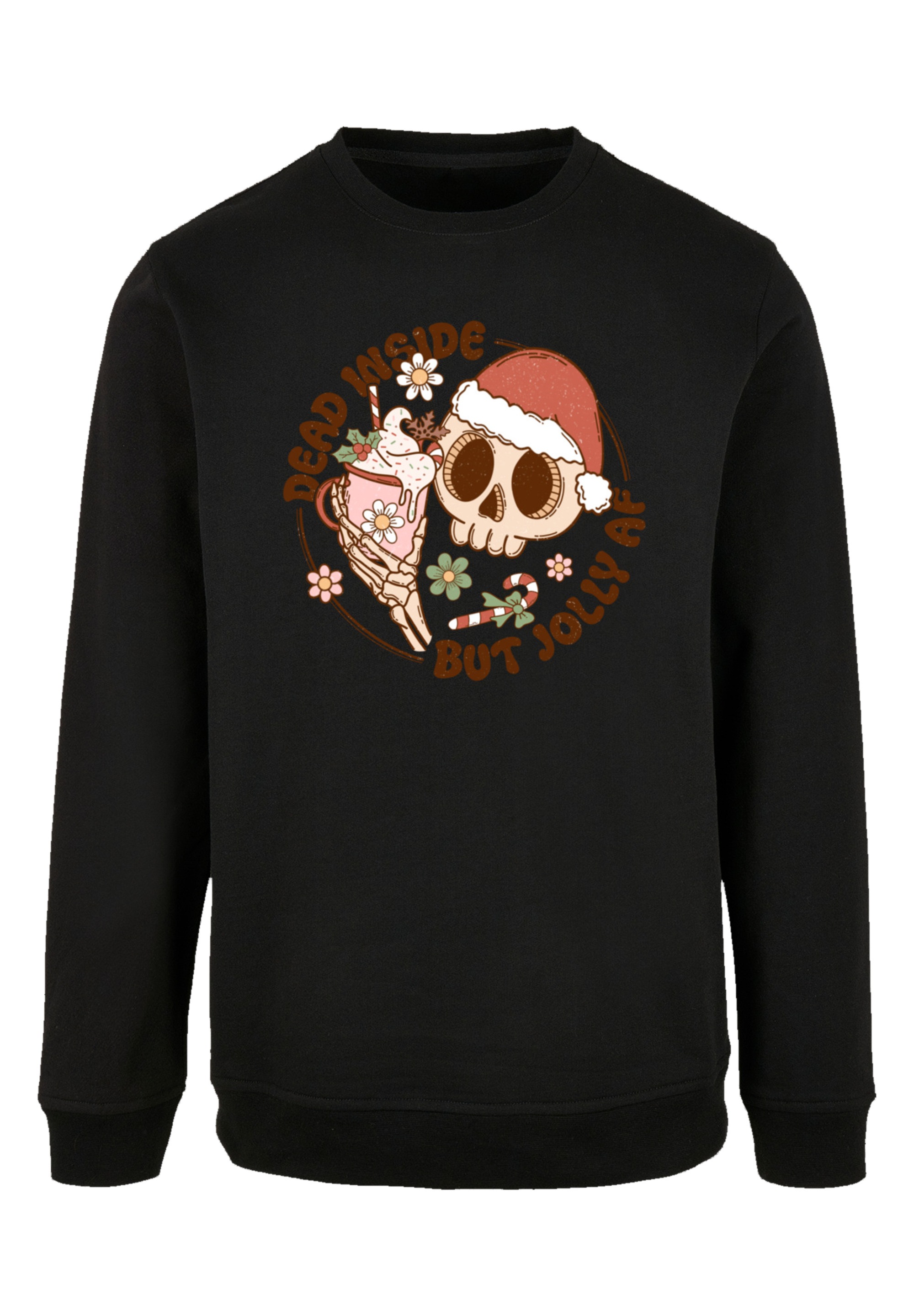 F4NT4STIC Sweatshirt »Dead inside but jolly AF Weihnachten«, Premium Qualität, Christmas Collection