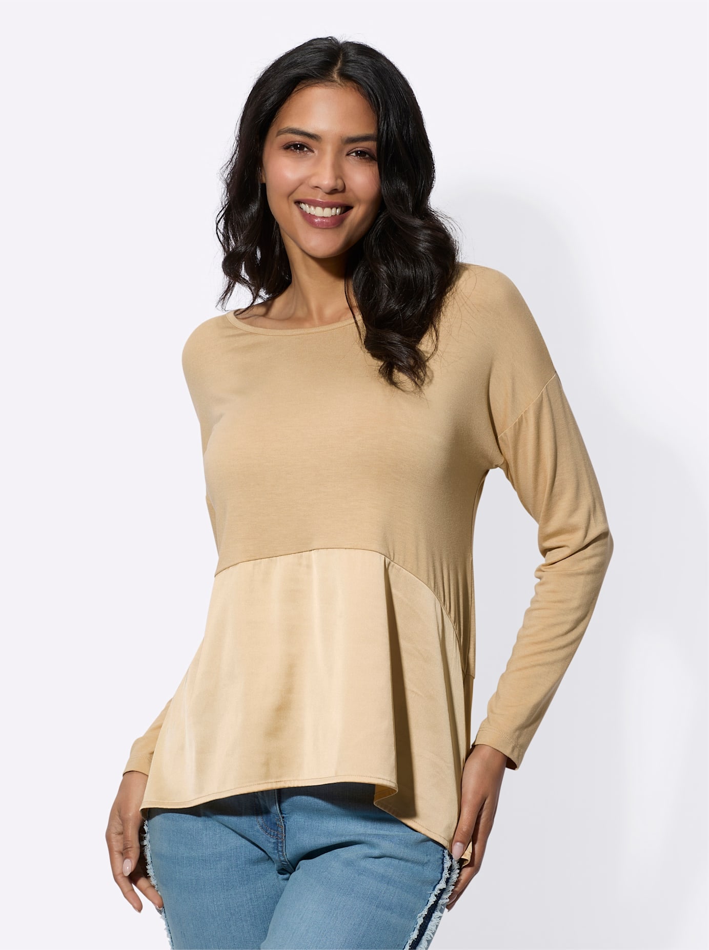 Classic Basics Langarmshirt "Rundhals-Shirt", (1 tlg.) günstig online kaufen