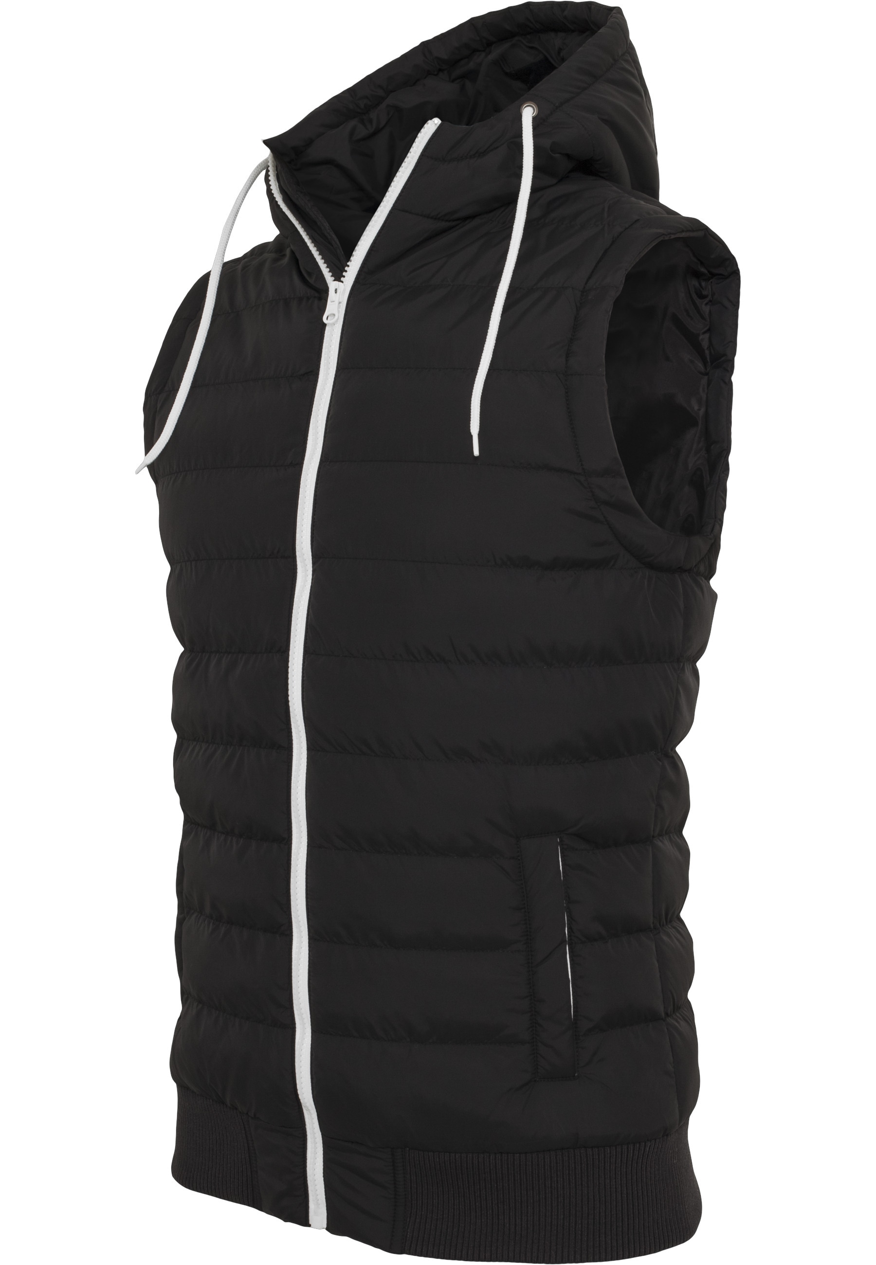 URBAN CLASSICS Jerseyweste »Urban Classics Herren Small Bubble Hooded Vest« 1 Stk.