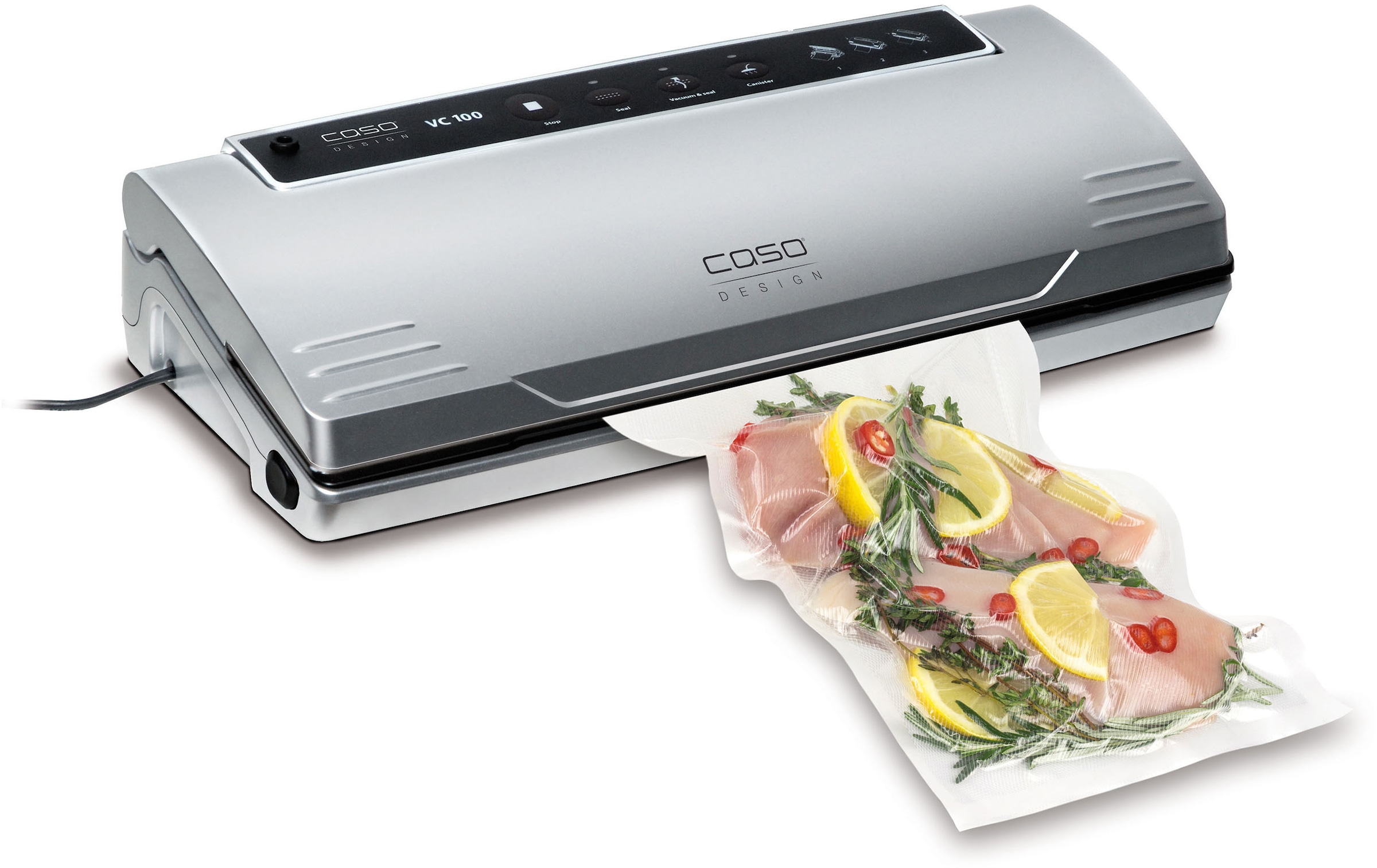 Caso Vakuumierer "VC100" 120 W Inkl. 10 gratis Profi-Beutel günstig online kaufen