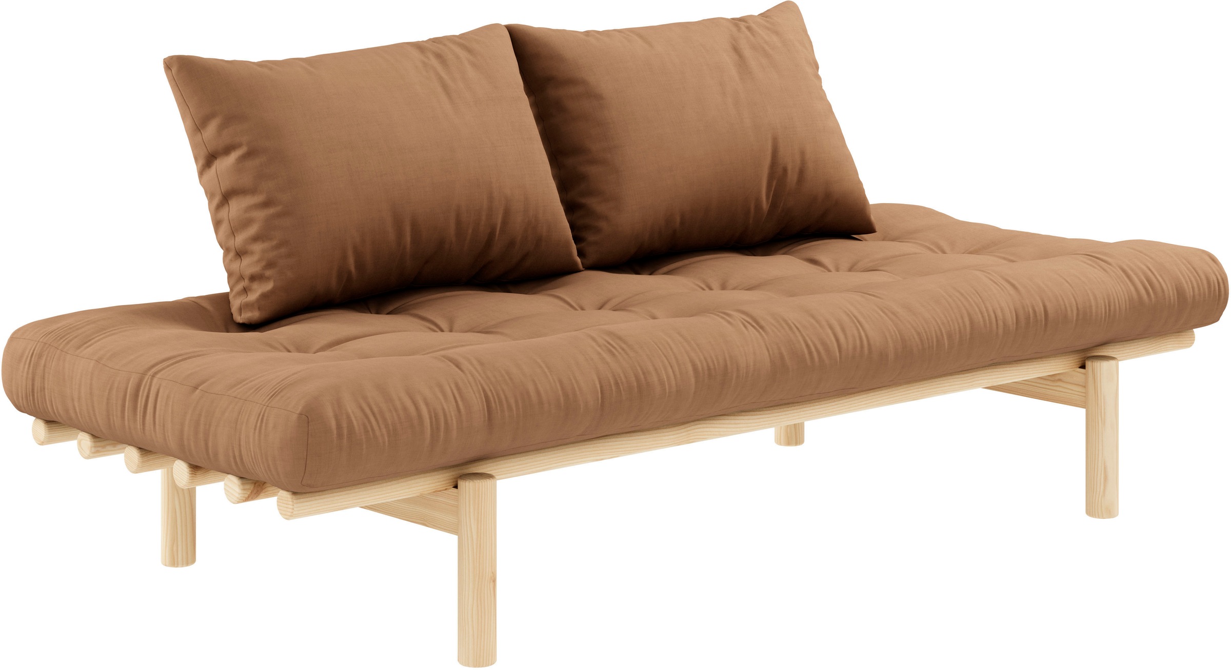 Karup Design Daybett "Pace" Set, 2 Stk. tlg. aus massiven Kiefernholz, inkl. Futonmatratze