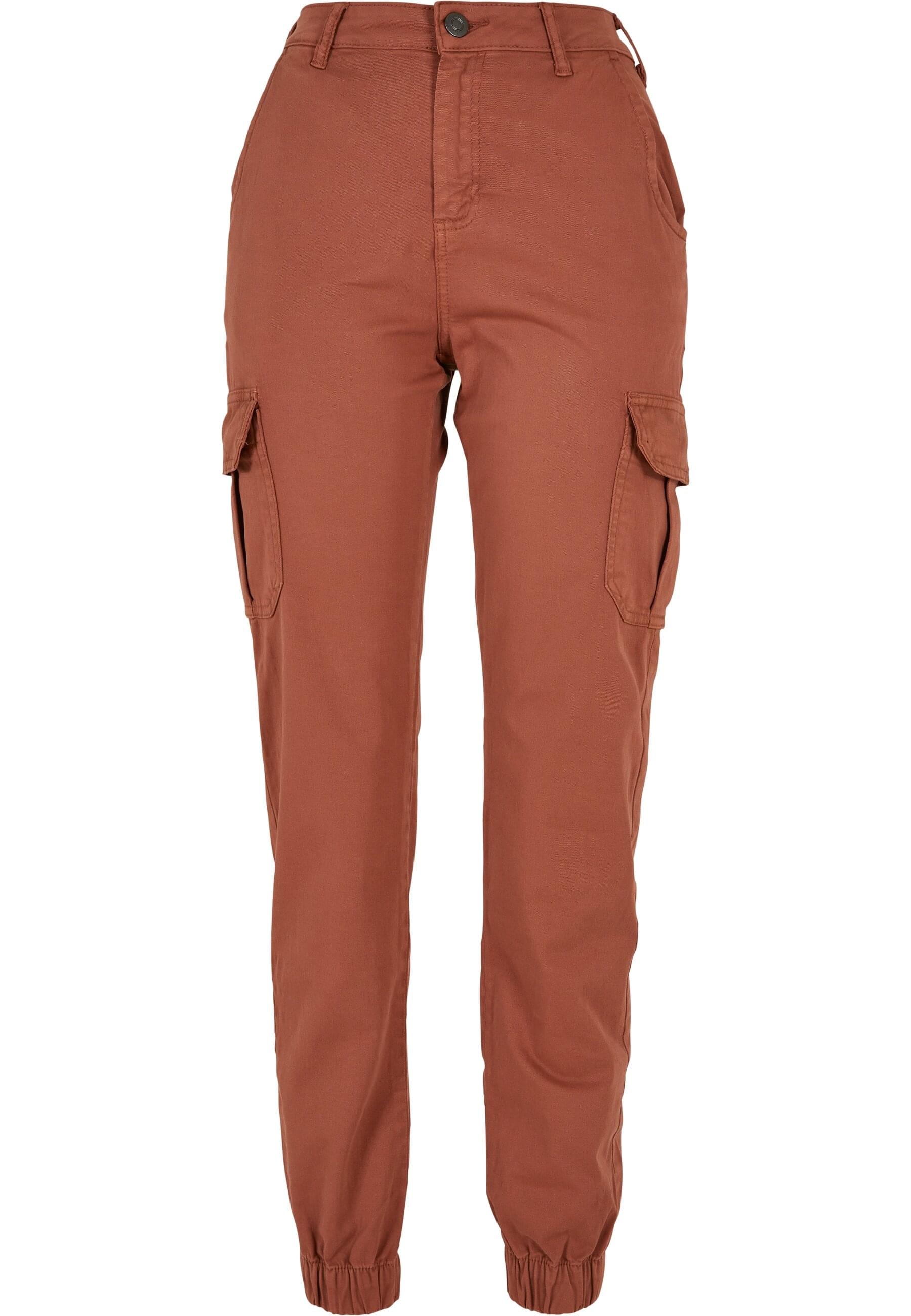 URBAN CLASSICS Cargohose »Urban Classics Damen Ladies High Waist Cargo Pants«, (1 tlg.)