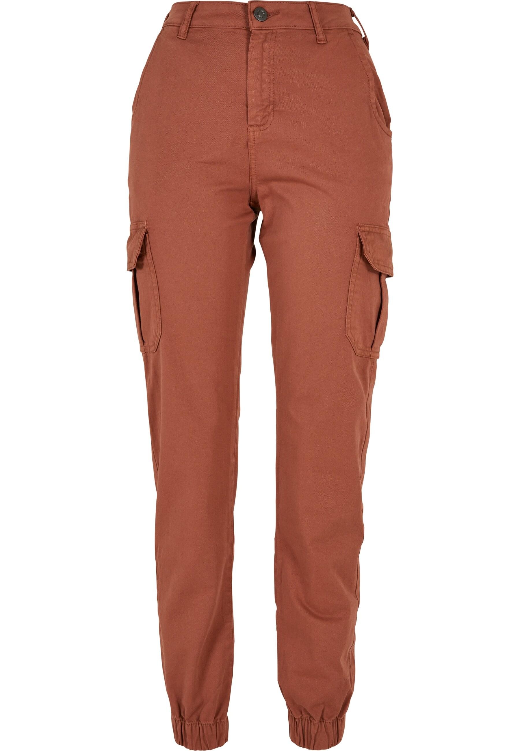 URBAN CLASSICS Cargohose "Urban Classics Damen Ladies High Waist Cargo Pants", (1 tlg.)