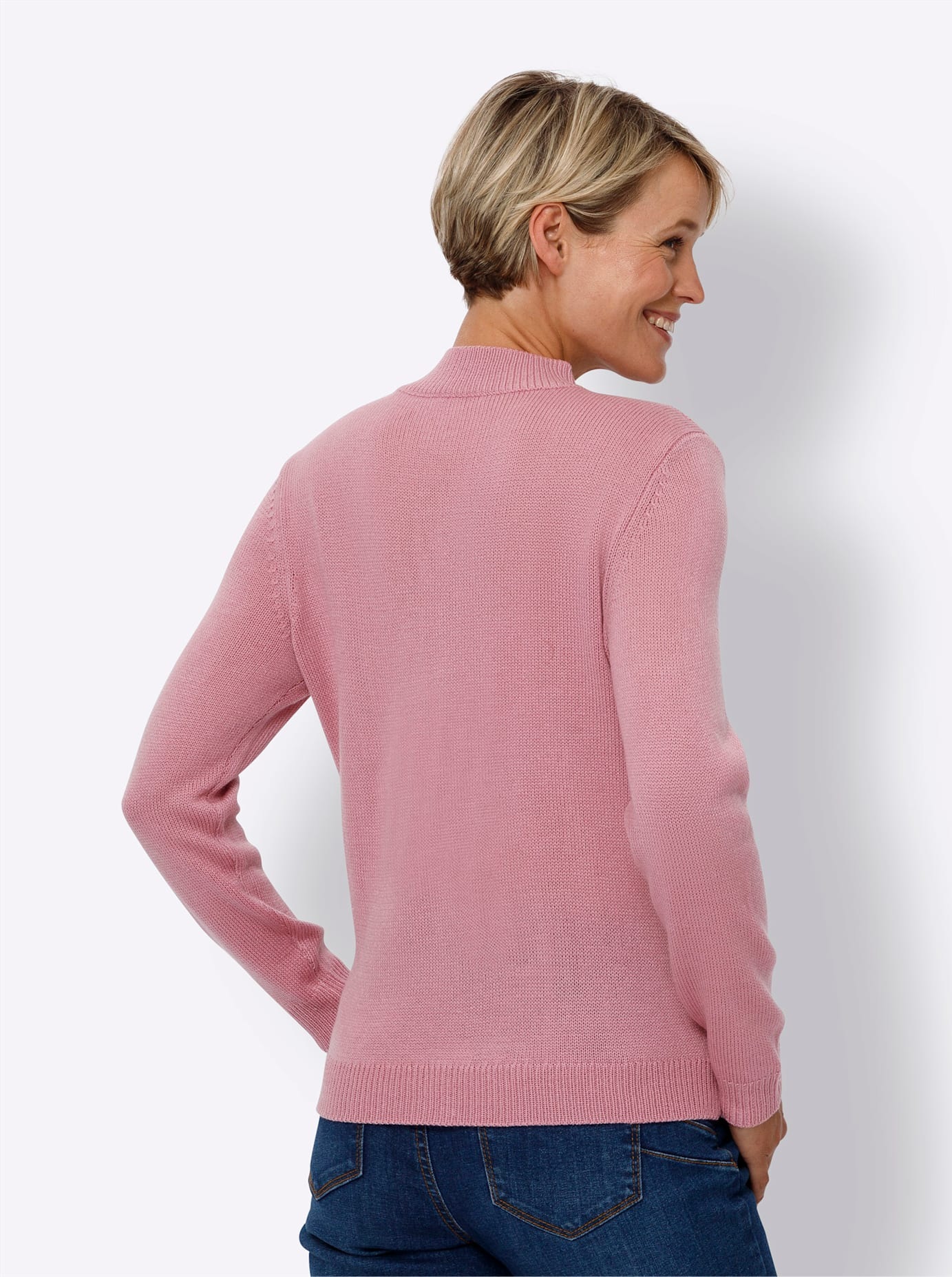 Classic Basics Strickpullover "Stehkragen-Pullover" günstig online kaufen