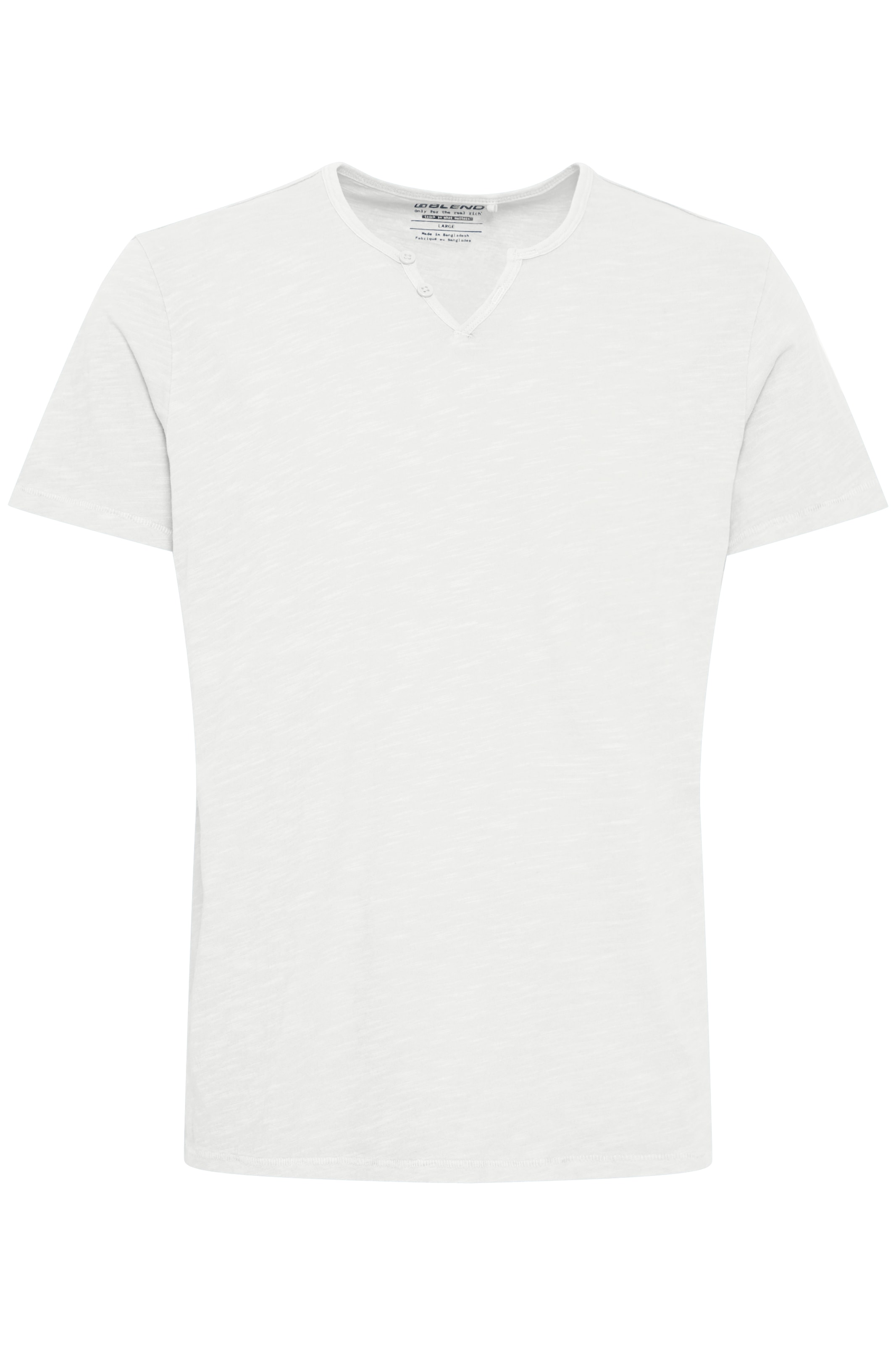 Blend T-Shirt "BHAshton split neck tee" mit Deko-Knopfdetail am Ausschnitt günstig online kaufen