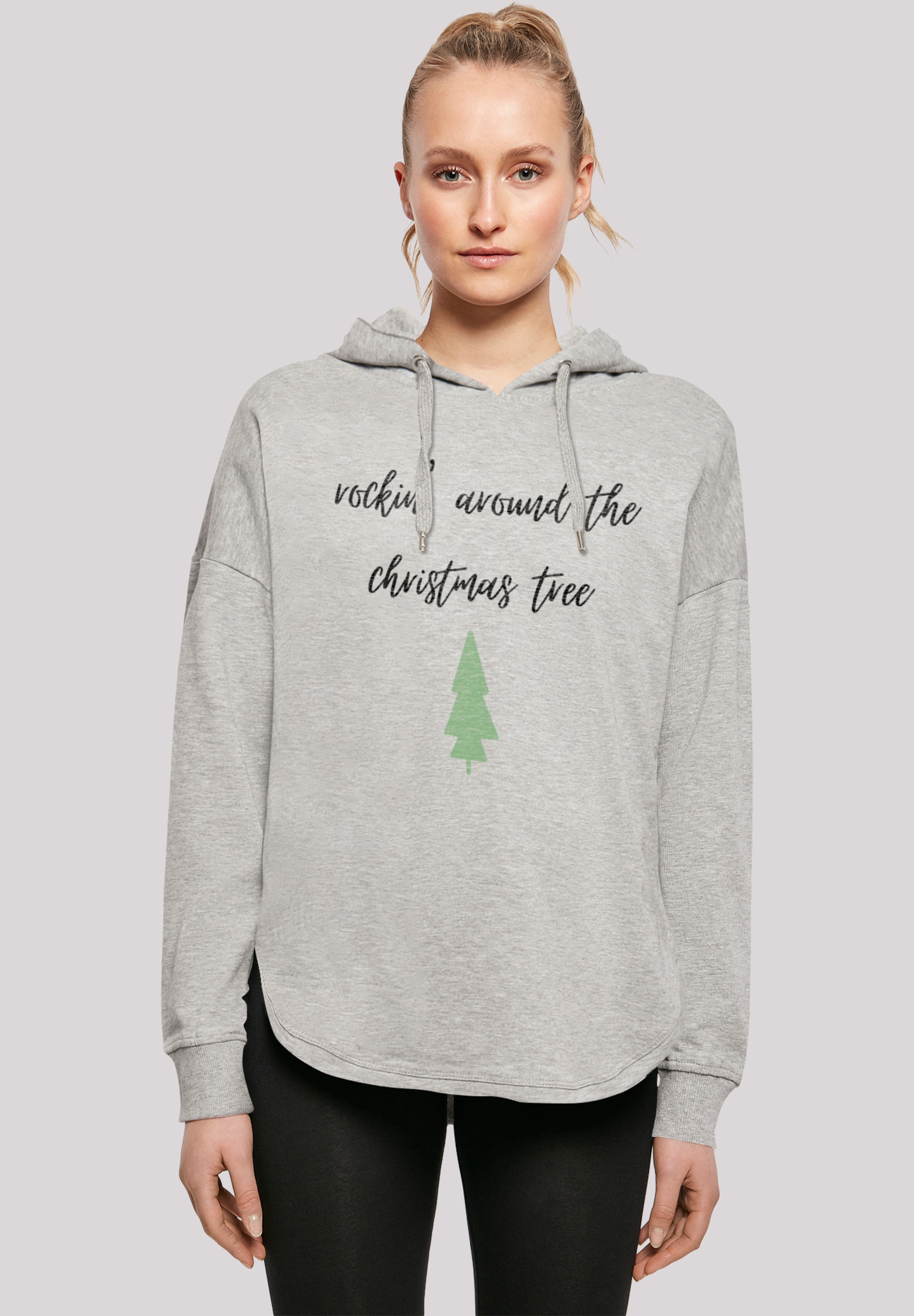 F4NT4STIC Kapuzenpullover "Rockin around the christmas tree", Print