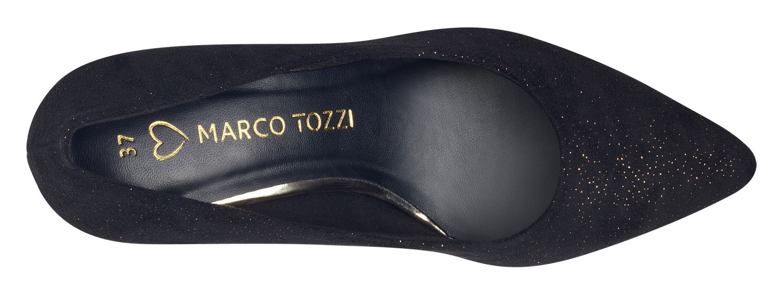 MARCO TOZZI Pumps, Trichterabsatz, Abendschuh, Festtagsschuh in spitzer Form