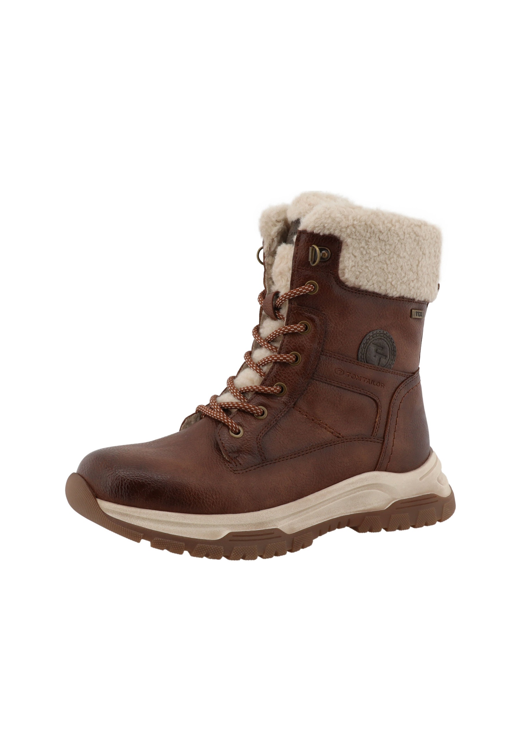 Stiefel TOM TAILOR "Tom Tailor Winter Boots", Damen, Gr. 39, cognac, Schuhe Stiefel 2