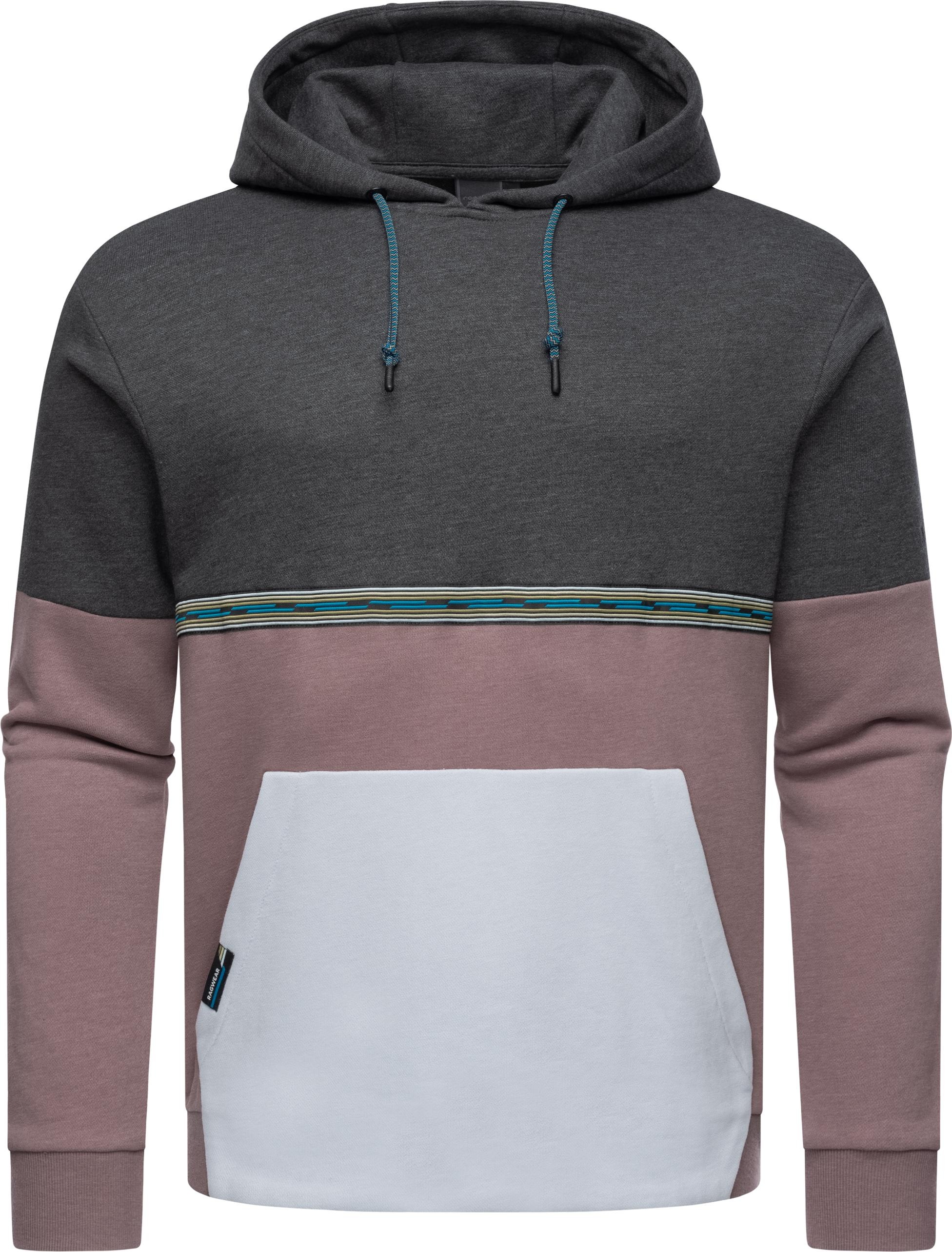 Hoodie »Blocky Hoody«, Sportlicher Herren Kapuzenpullover mit Blockstreifen