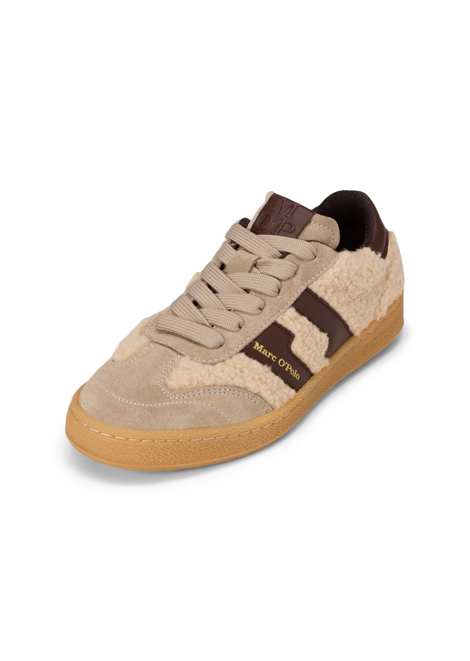 Marc O'Polo Sneaker »Model Court W 5«  Retro-Sneaker, Halbschuh, Schnürschuh mit Kontraststreifen