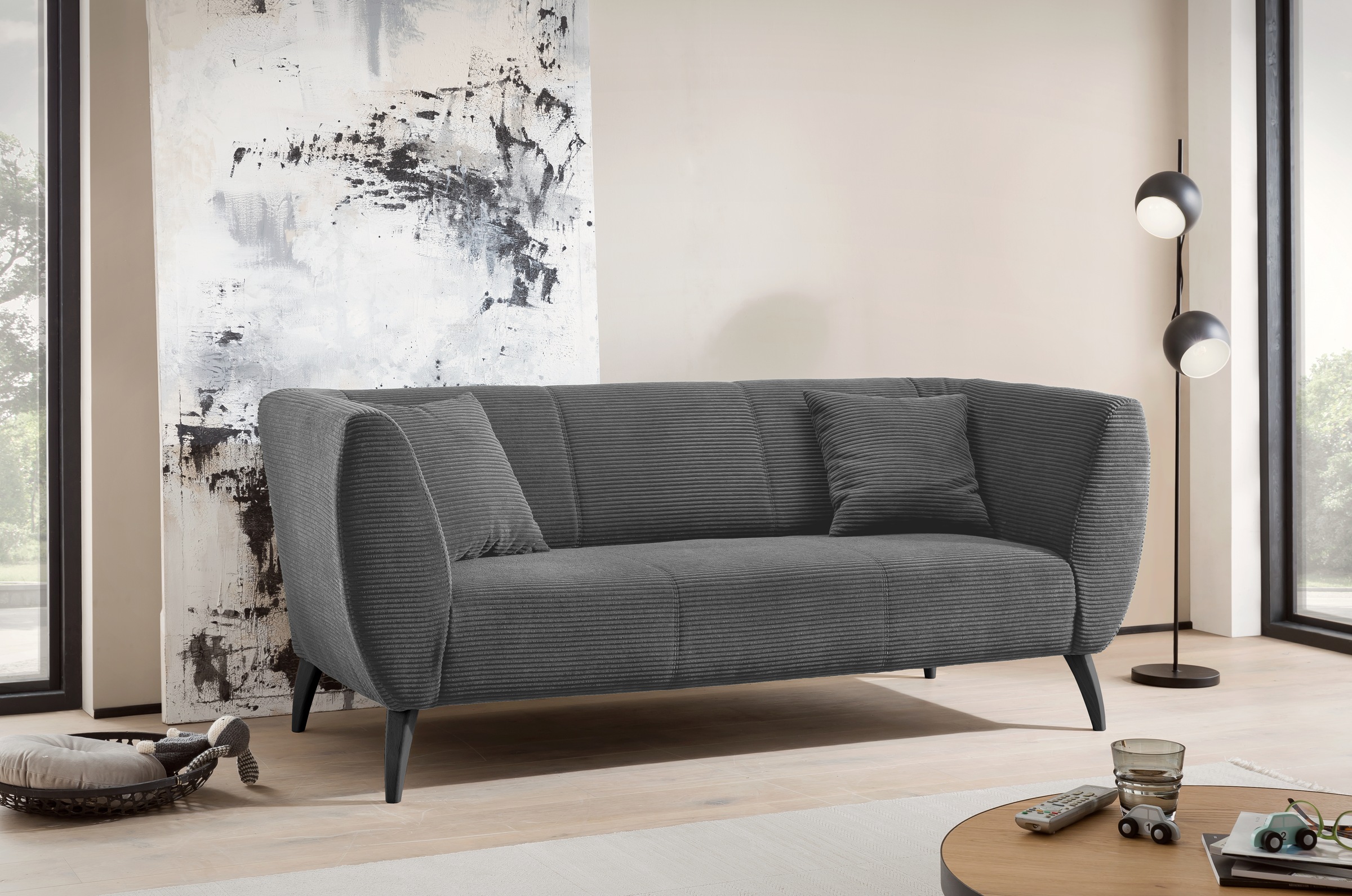 INOSIGN Polstergarnitur »Colori«, (Set, 2 tlg., 3-Sitzer und 2-Sitzer), auch als Loveseat erhältlich