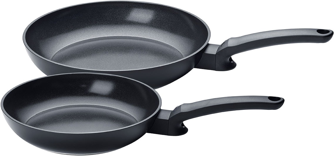 Fissler Pfannen-Set "Ceratal Evo Classic" Aluminium Set, 1x Bratpfanne 24 cm + 1x Bratpfanne 28 cm, 2-teiliges Keramikpfannen-Set
