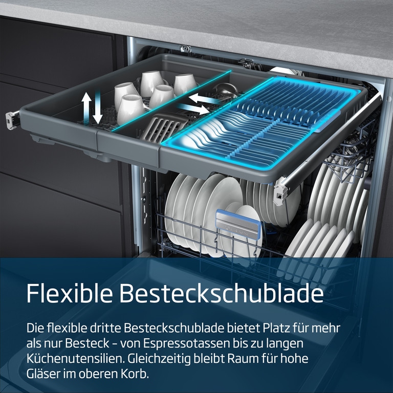 BEKO vollintegrierbarer Geschirrspüler »BDIN36561P« 8,9 l 15 tlg. Maßgedecke ProSmart Inverter Motor: Ja