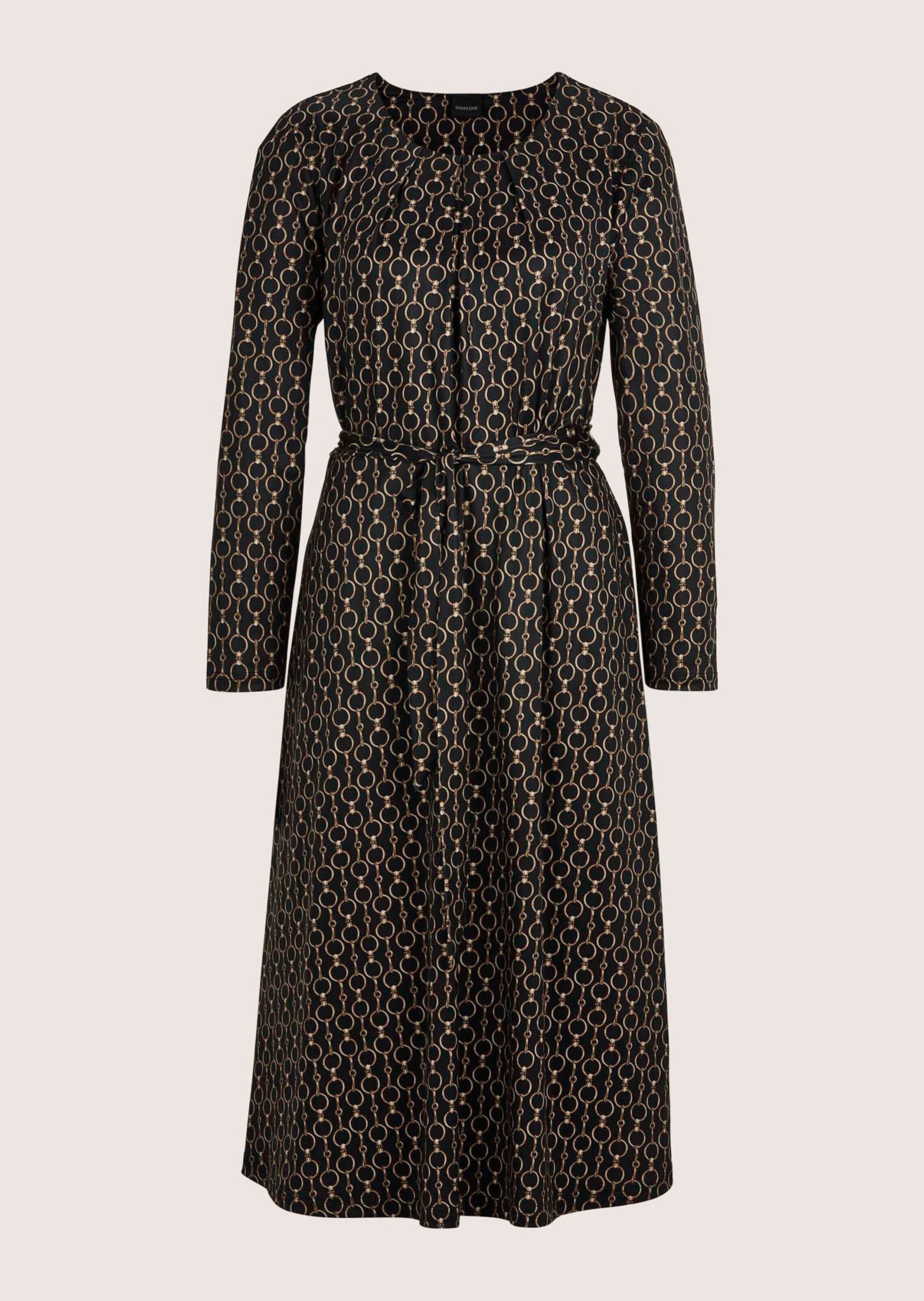 MADELEINE Sommerkleid "Kleid Elegantes Kleid mit grafischem Muster" Mit Tai günstig online kaufen