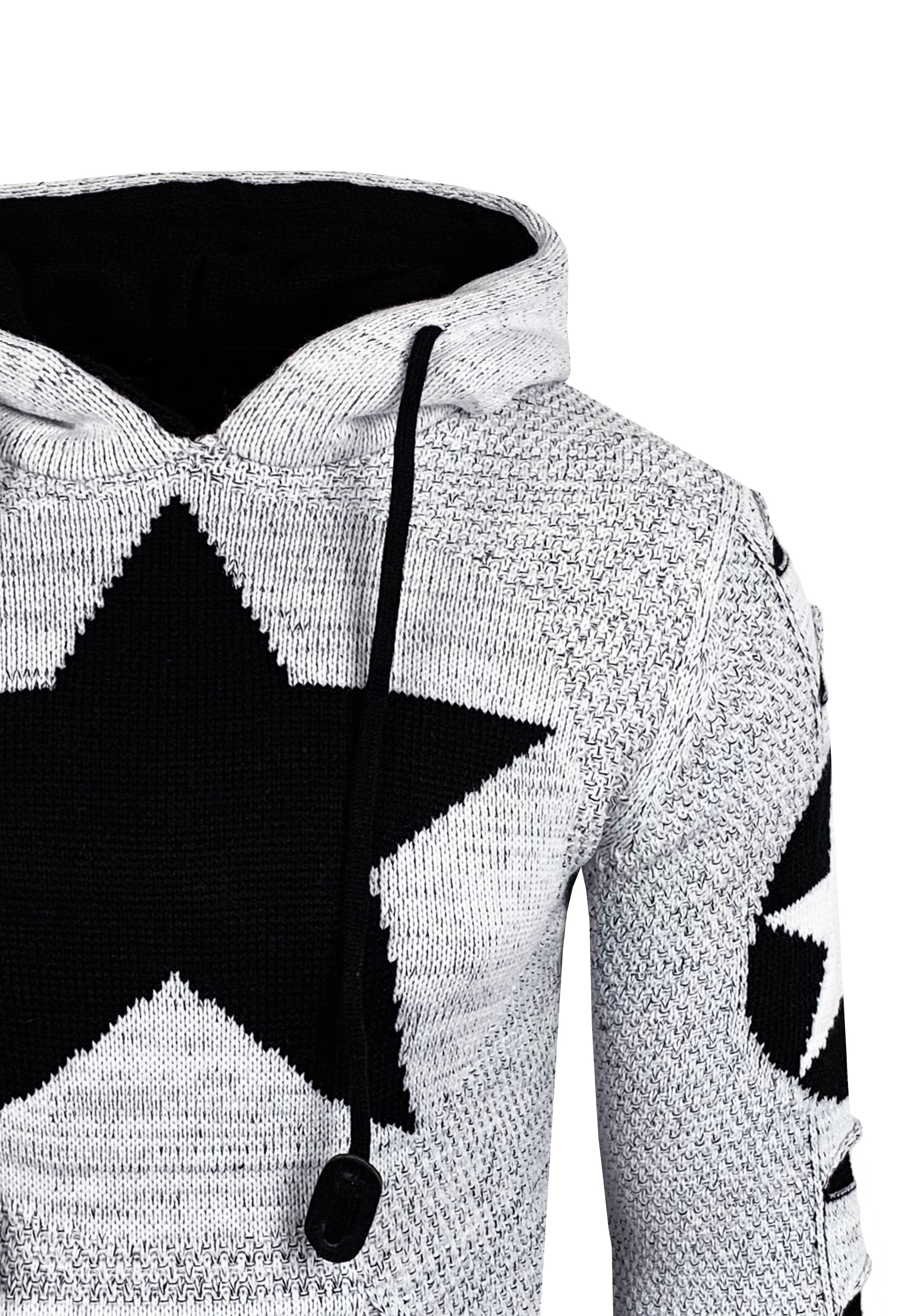 Rusty Neal Kapuzensweatshirt, mit großem Stern-Design