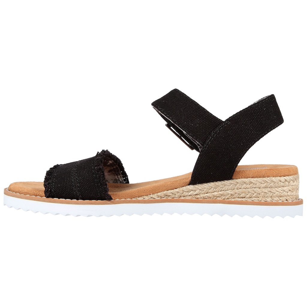 Skechers Sandale »DESERT KISS vegan«, Sommerschuh, Sandalette, Riemchensandale, mit Memory Foam