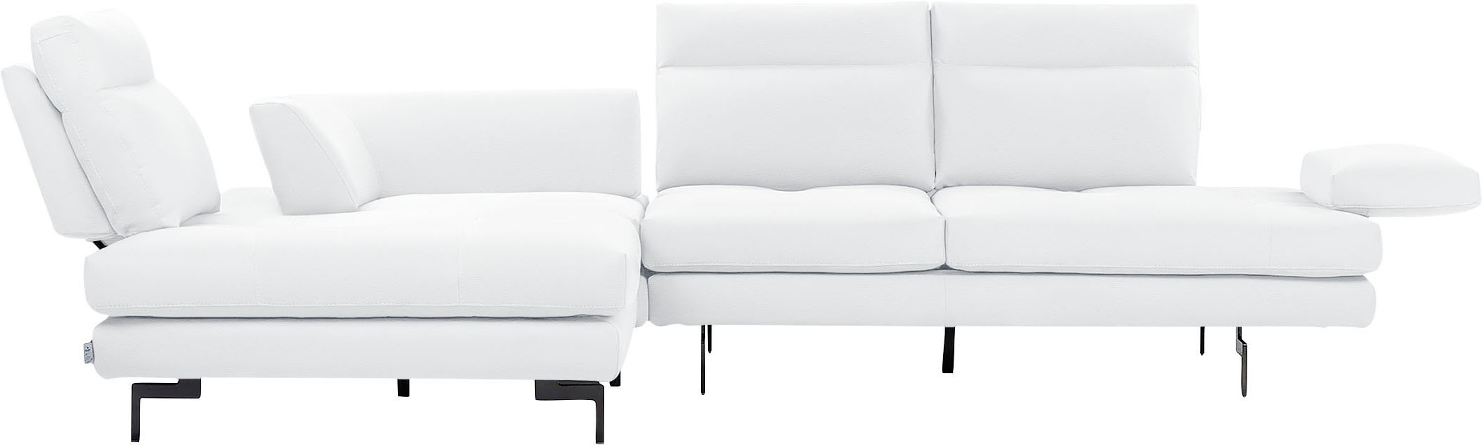 CALIA ITALIA Ecksofa "Toby Wing, Komfortsofa mit Sitzkomfort der Extraklass günstig online kaufen