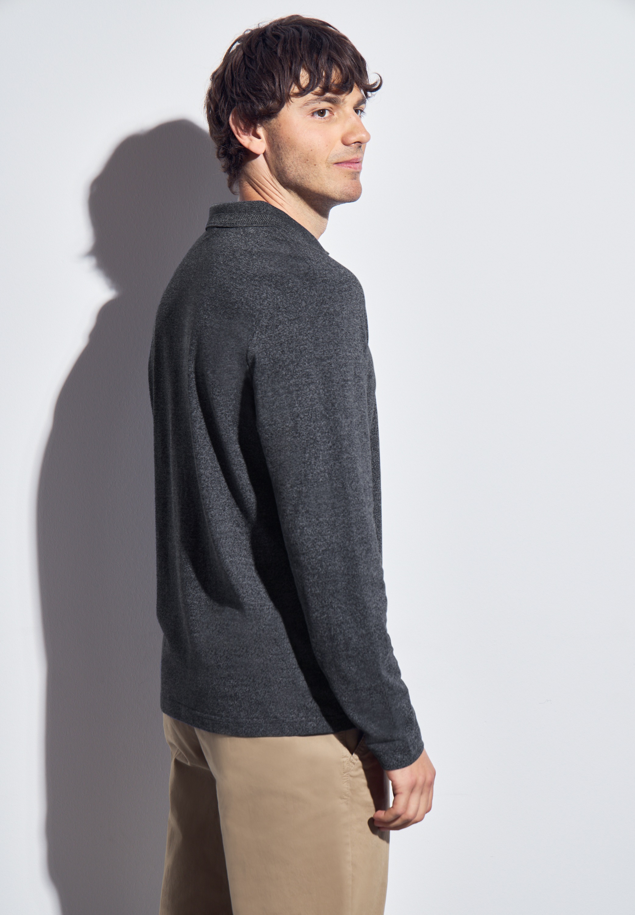 STREET ONE MEN Poloshirt, im soften Baumwoll-Mix günstig online kaufen