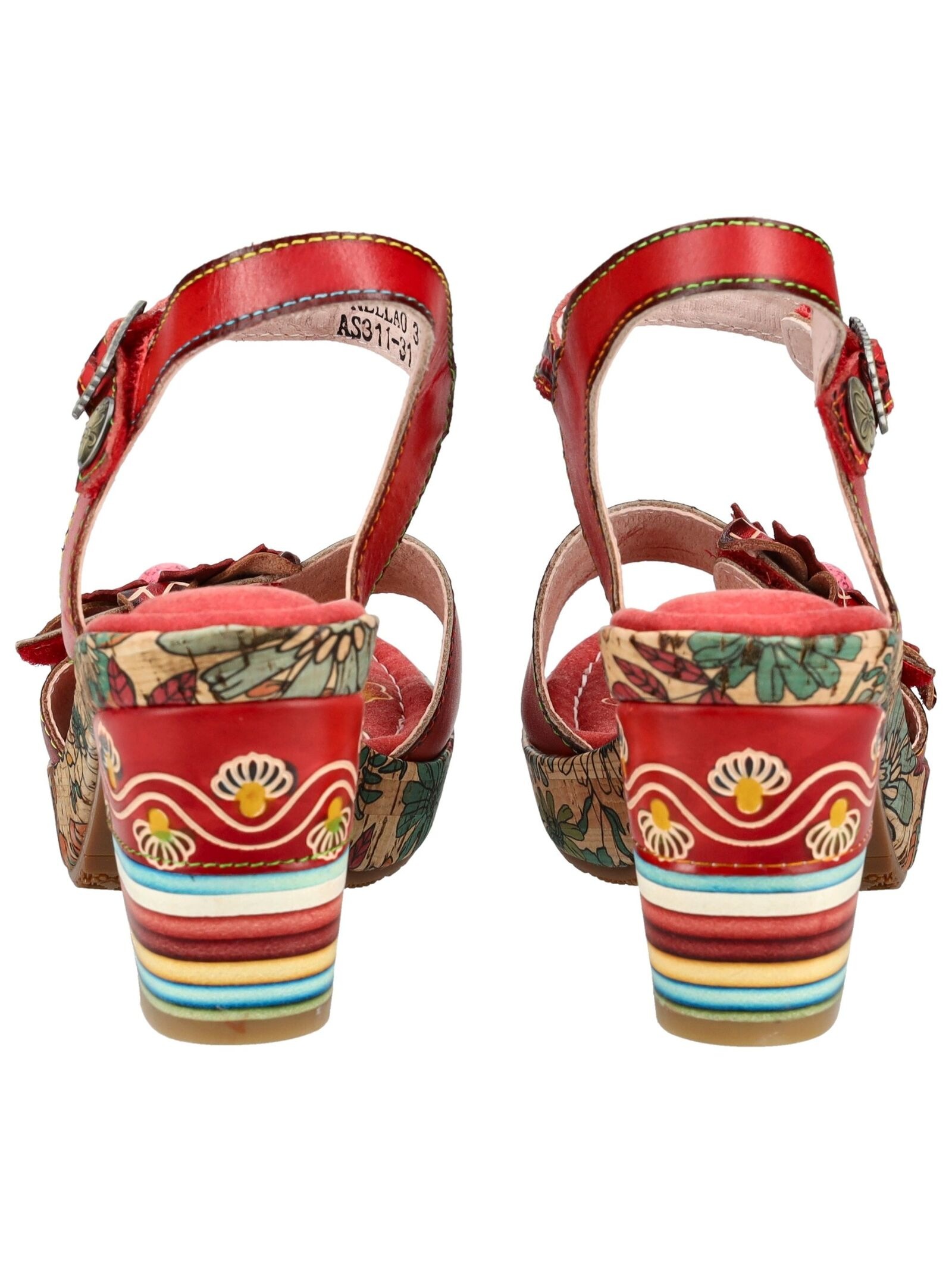 LAURA VITA High-Heel-Sandalette »LAURA VITA Sandalen Leder«