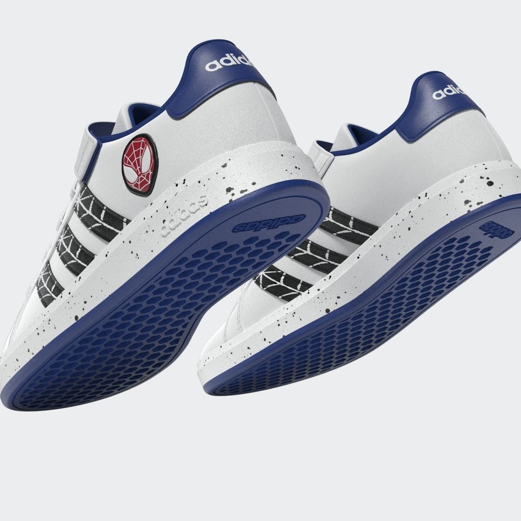 adidas Sportswear Sneaker »ADIDAS MARVEL SPIDER-MAN KIDS GRAND COURT SCHUH«, Design auf den Spuren des adidas Superstar