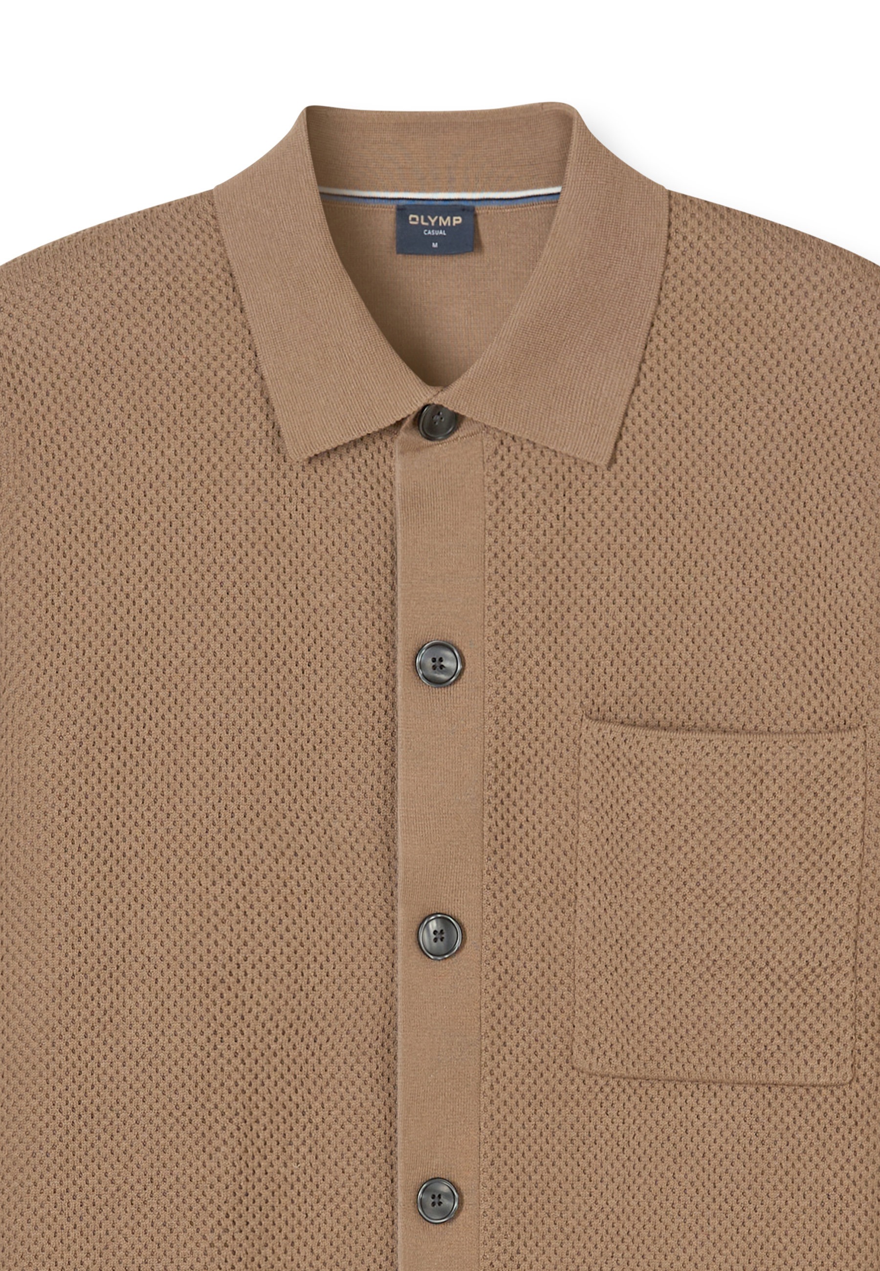 OLYMP Strickpullover »OLYMP Casual Strick, Overshirt«