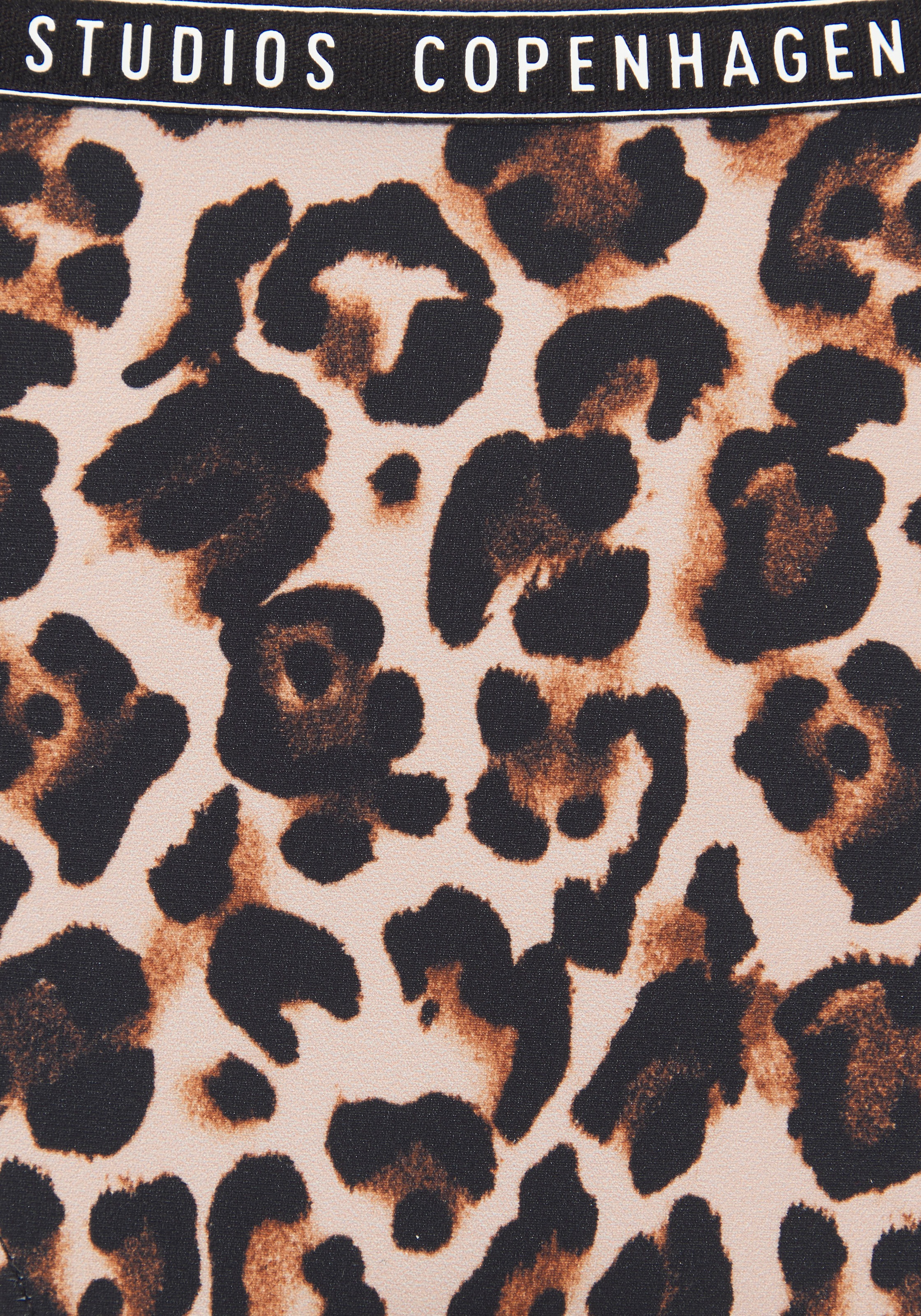 Bikini-Hose COPENHAGEN STUDIOS "Leody", Damen, Gr. 42, N-Gr, braun, bedruckt, Obermaterial: 84% Polyamid, 16% Elasthan. Futter: 92% Polyester, 8% Elasthan, Badehosen Bikini-Hose, Mit trendigem Animalprint 5
