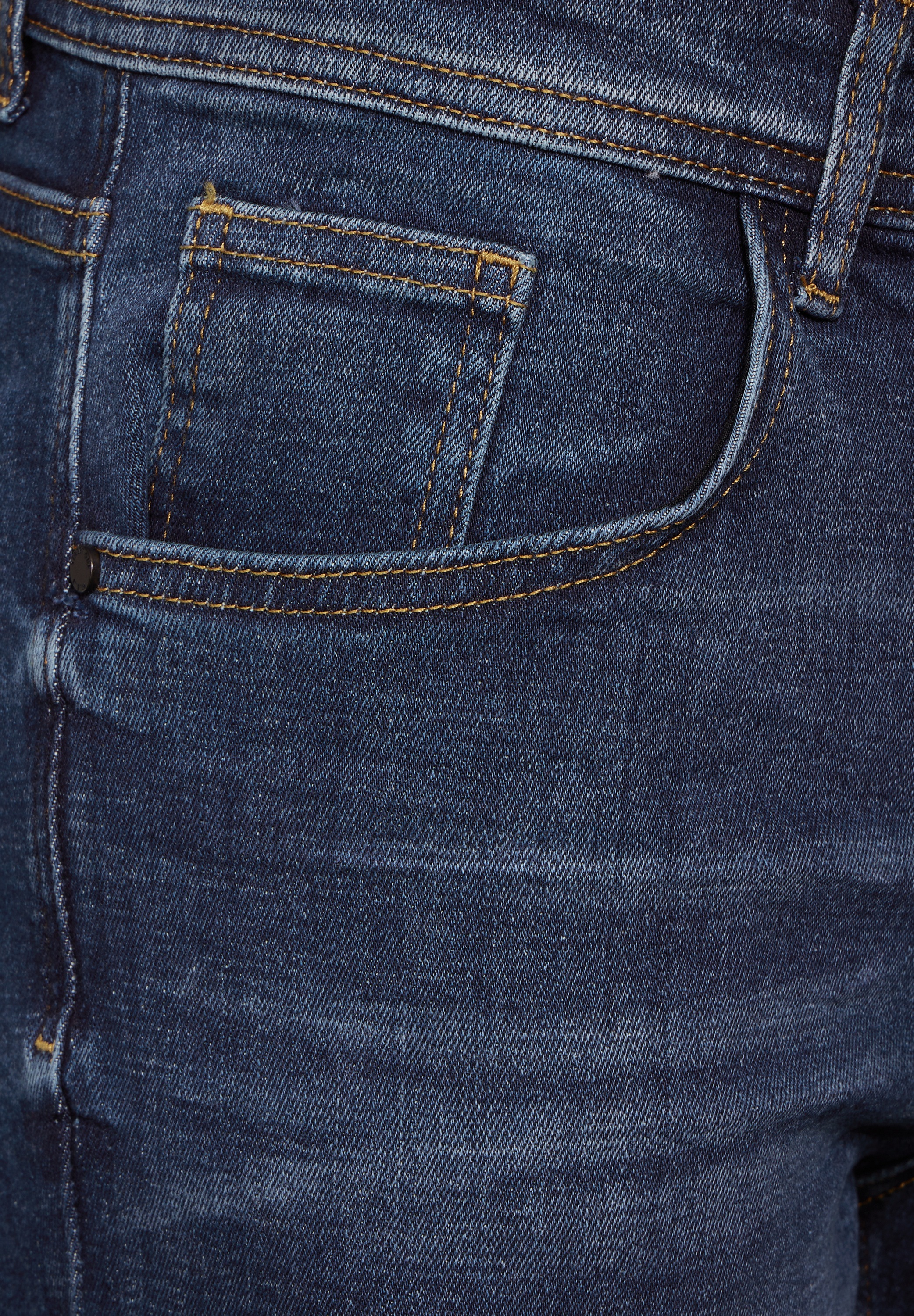 STREET ONE MEN Slim-fit-Jeans, softer Materialmix