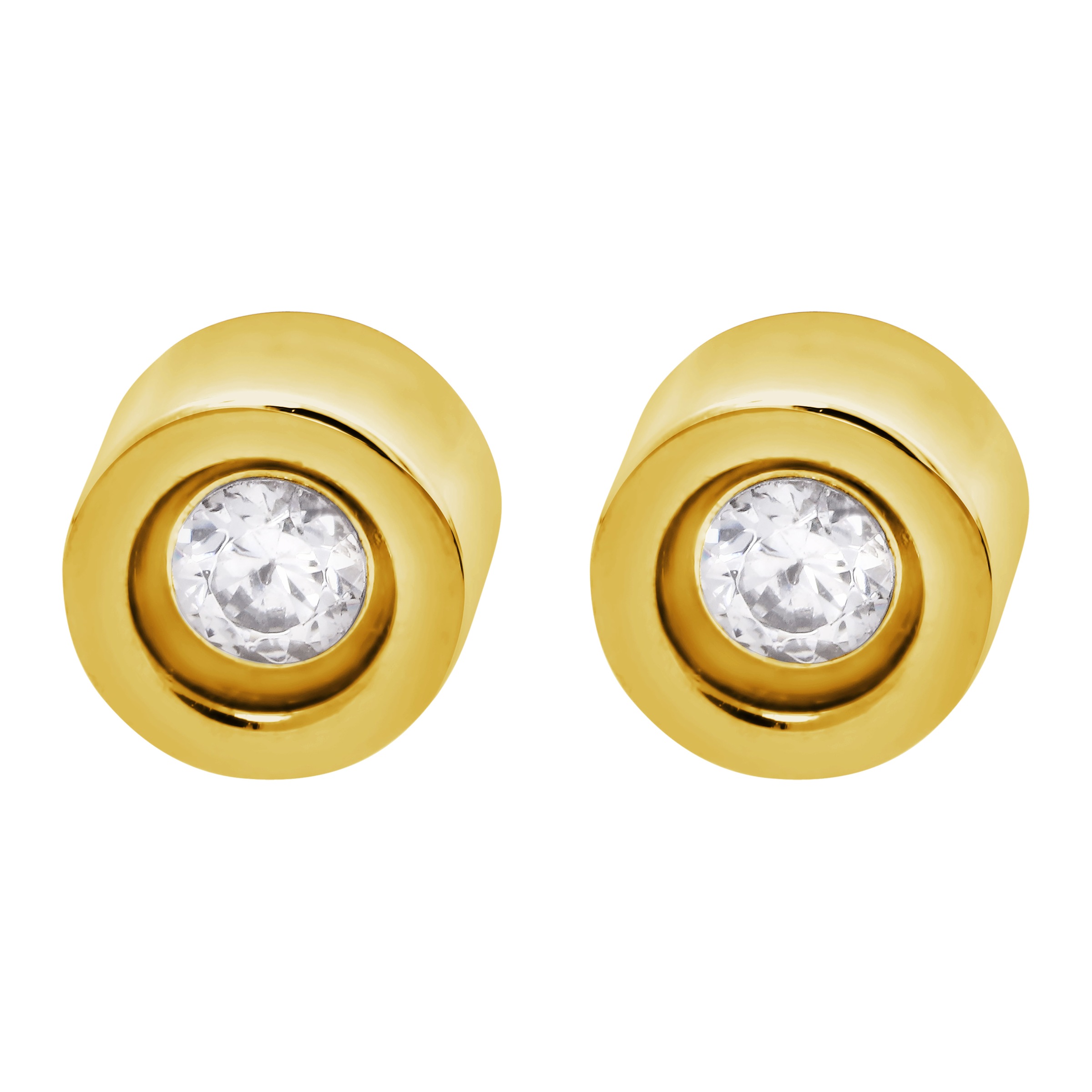 TITANIA Paar Ohrstecker »Titanohrstecker« mit Zirkonia