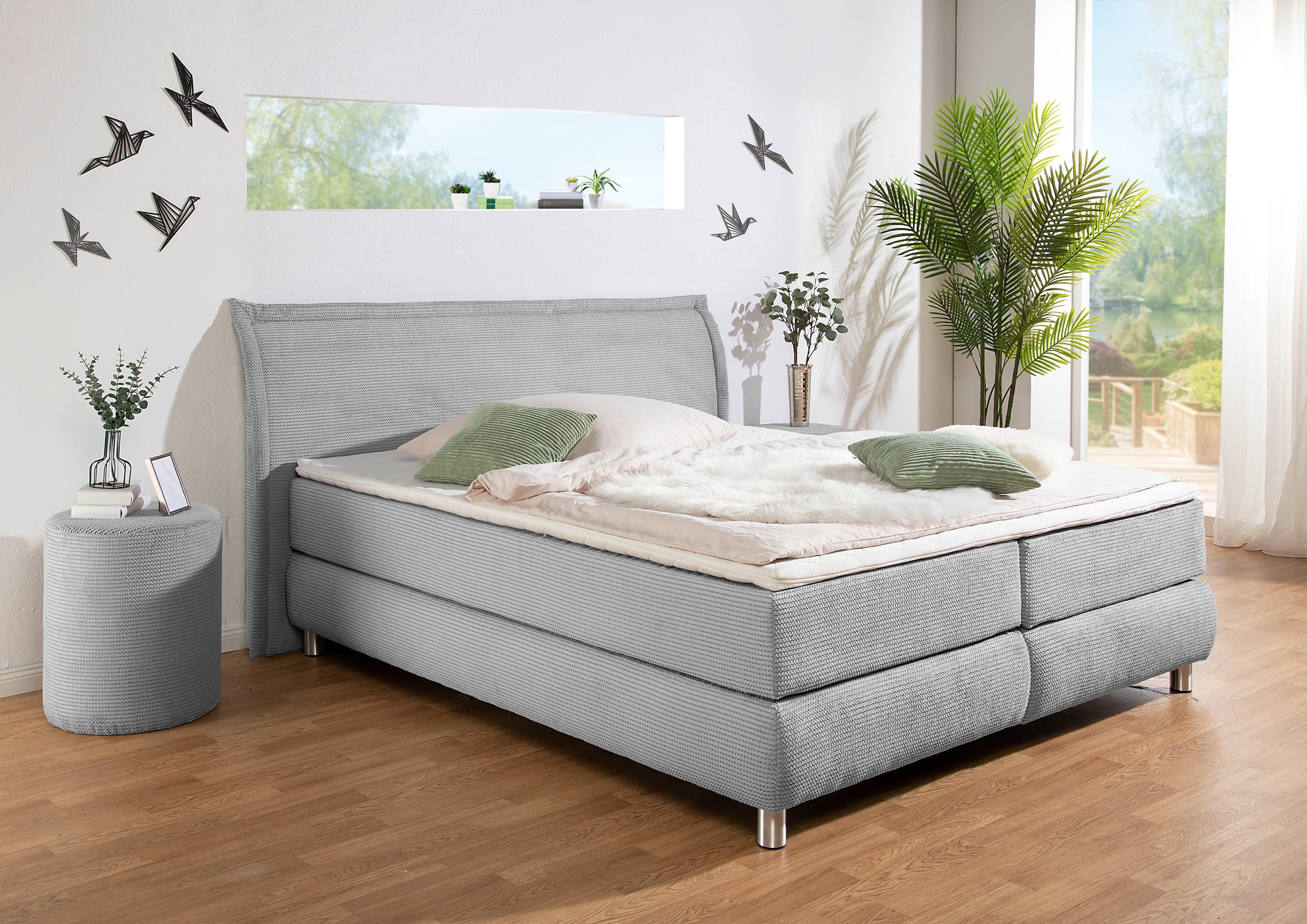 INOSIGN Boxspringbett »"Coloma"«, in H2, H3 oder H4 erhältlich