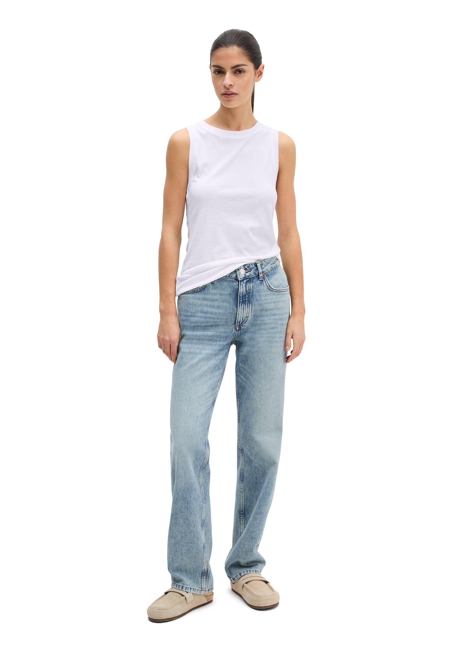 Marc O'Polo Regular-fit-Jeans »aus Rigid Denim ohne Elasthan«