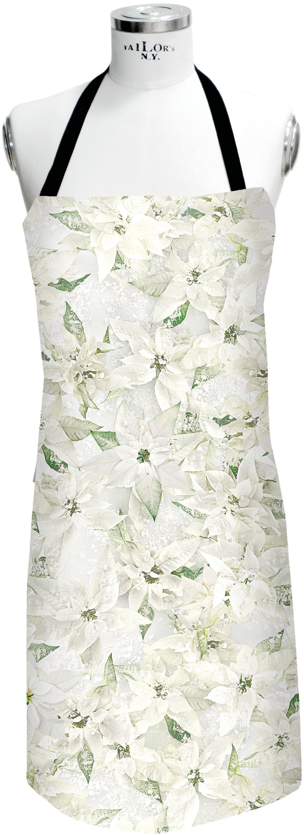 Kochschürze APELT, B:80cm L:85cm, grün, Materialmix, Schürzen, "3614 Winterwelt, Weihnachtsdeko, Weihnachten", Digitaldruck