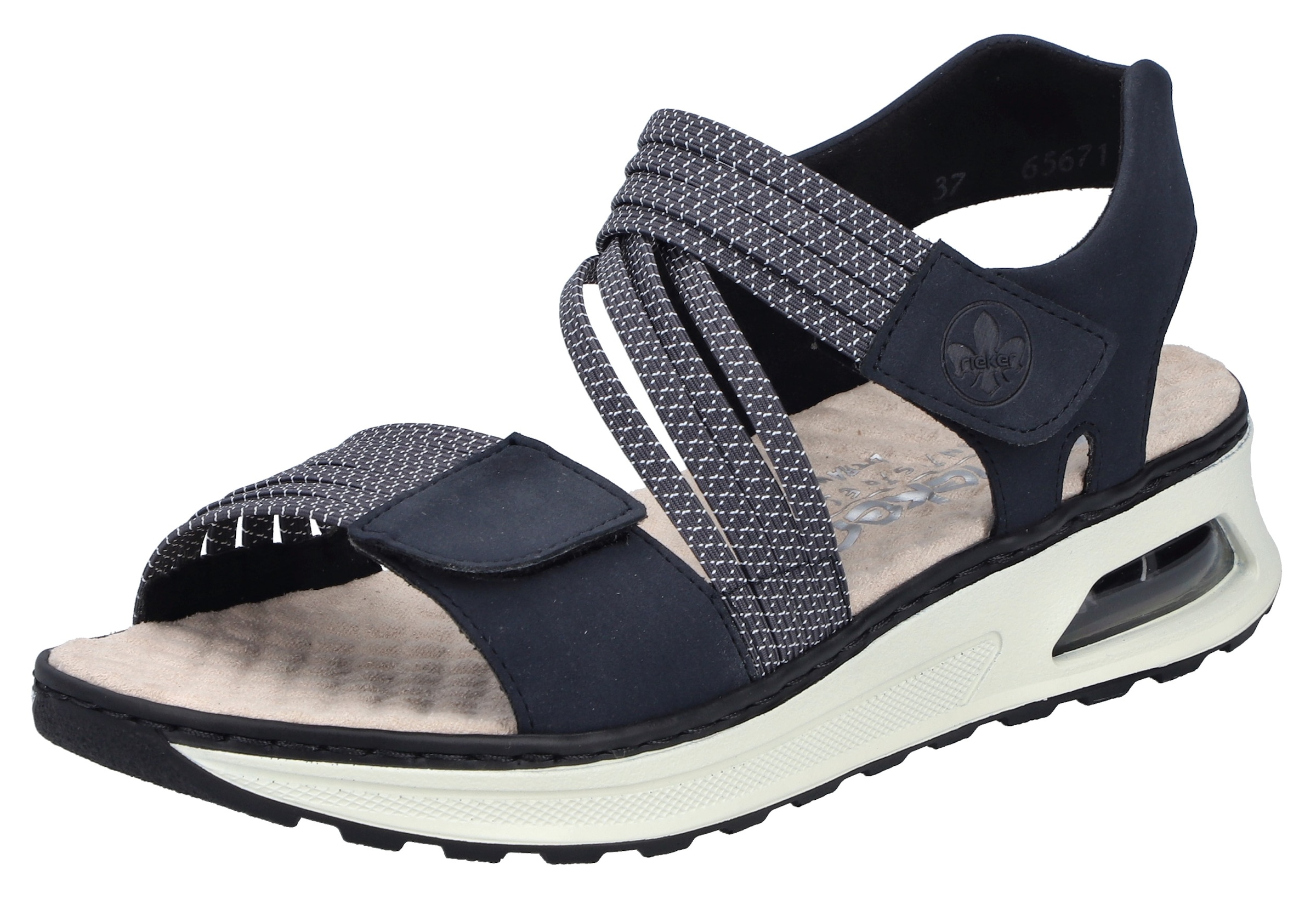 Rieker Keilsandalette, Sommerschuh, Outdoorschuh, Trekkingschuh mit genoppt günstig online kaufen