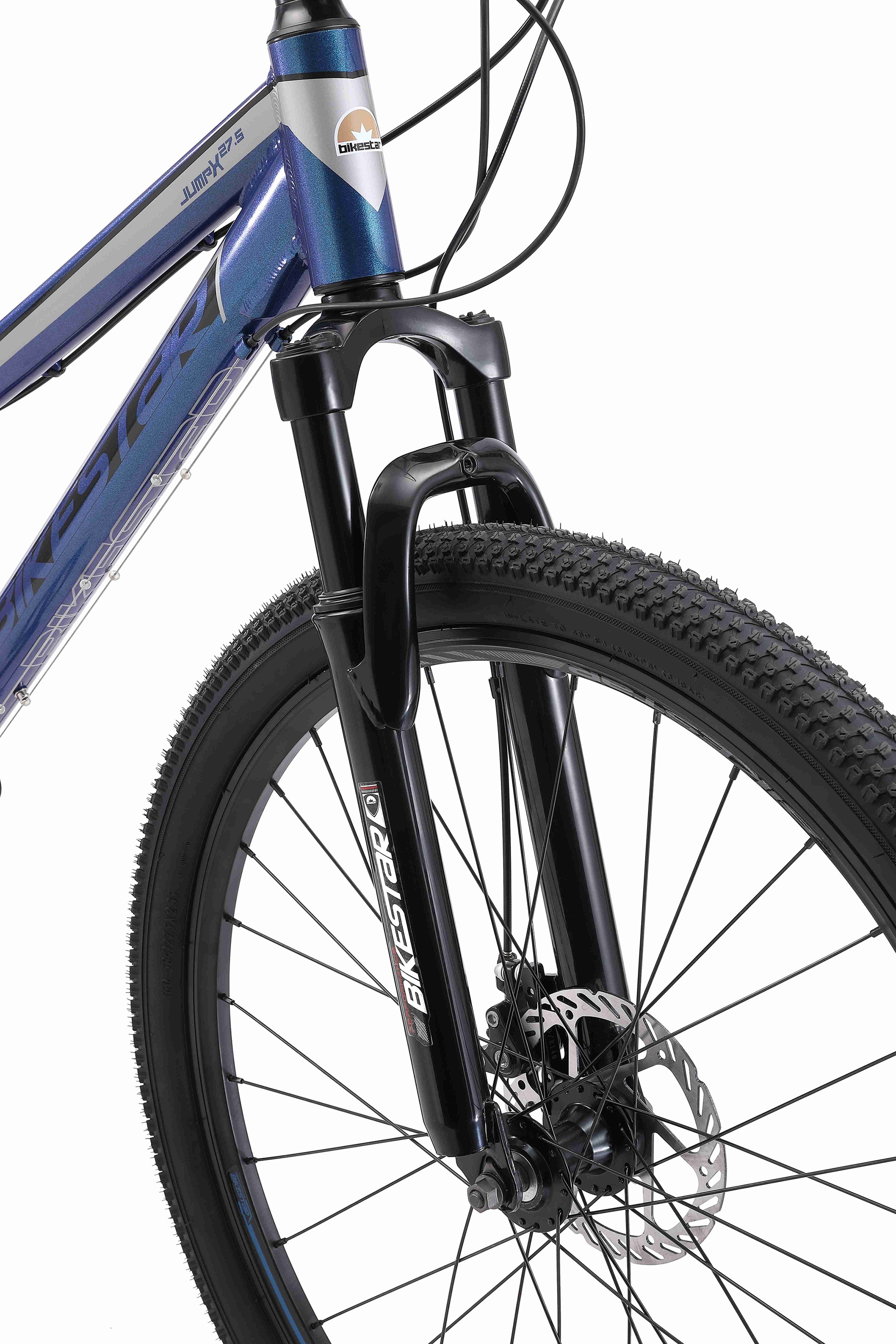 Bikestar Mountainbike, 21 Gang, Shimano, RD-TY300 Schaltwerk, Kettenschaltung, für Damen und Herren, Kettenschaltung