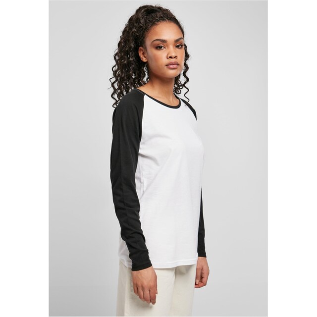 URBAN CLASSICS Langarmshirt »Damen Ladies Contrast Raglan Longsleeve«, (1  tlg.) für kaufen | BAUR