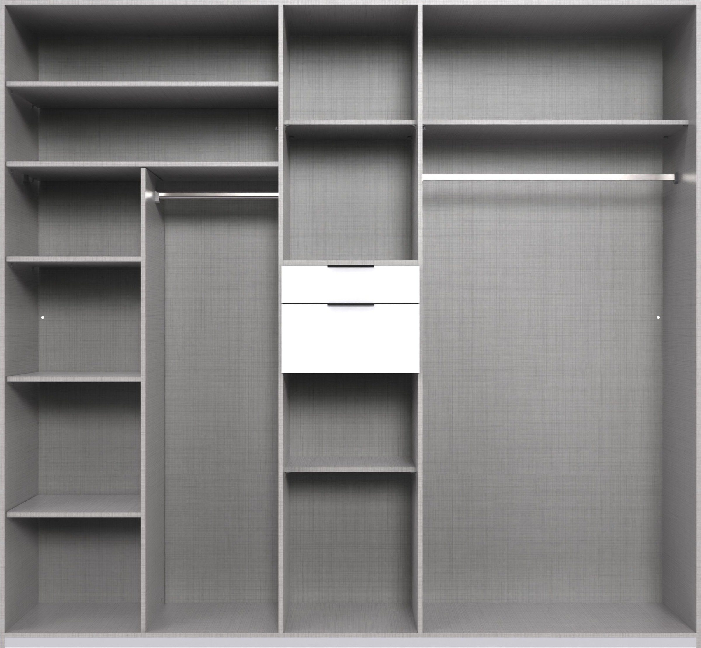 Wimex Drehtürenschrank »Moldau Kleiderschrank mit Spiegel Schlafzimmerschrank Bestseller«, Wähle deine Innenausstattung fertig konfiguriert im Schrank