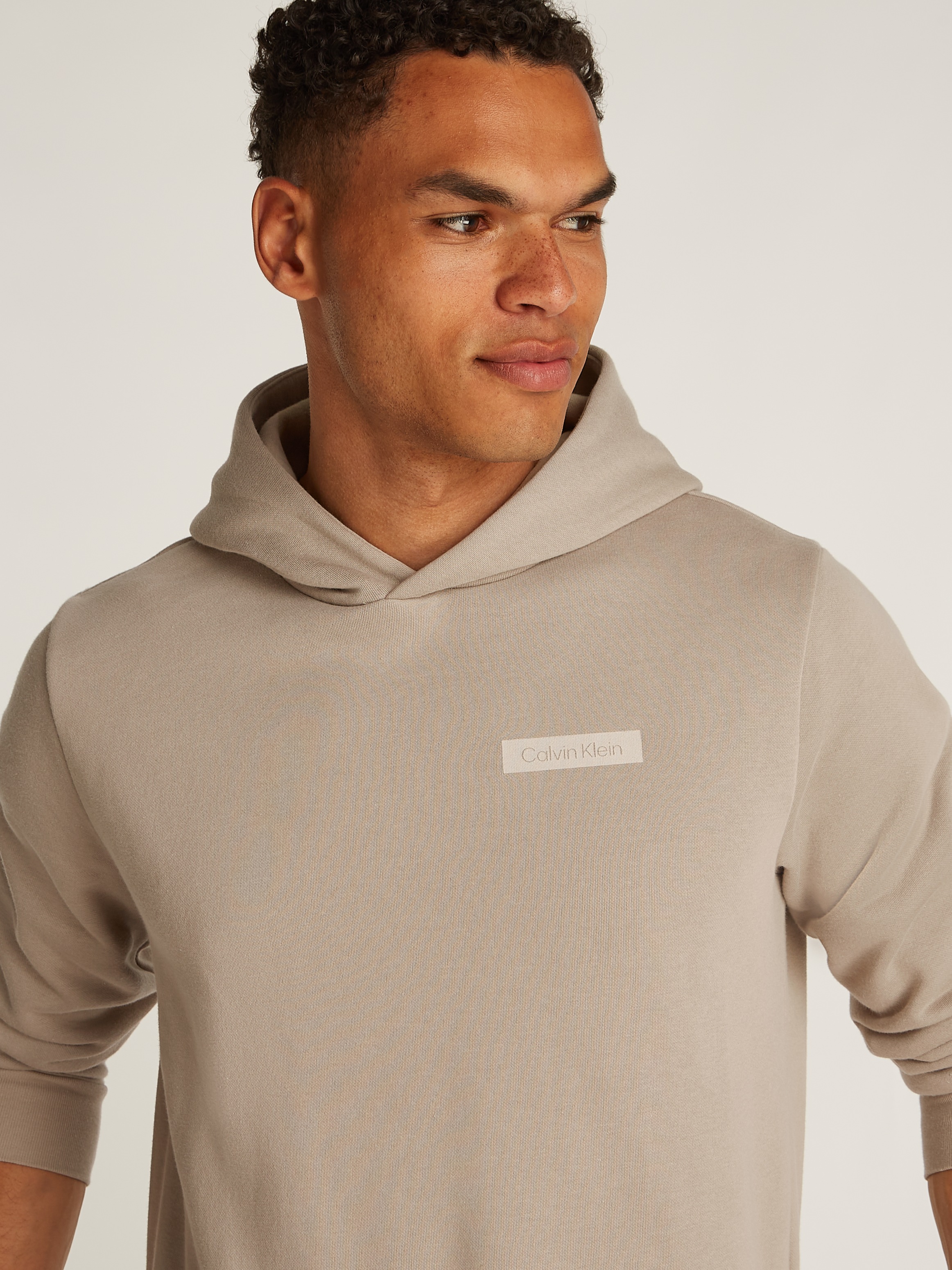 Calvin Klein Sweatshirt »STACKED COLOR BLOCK BACK HOODIE«, mit Logoprint