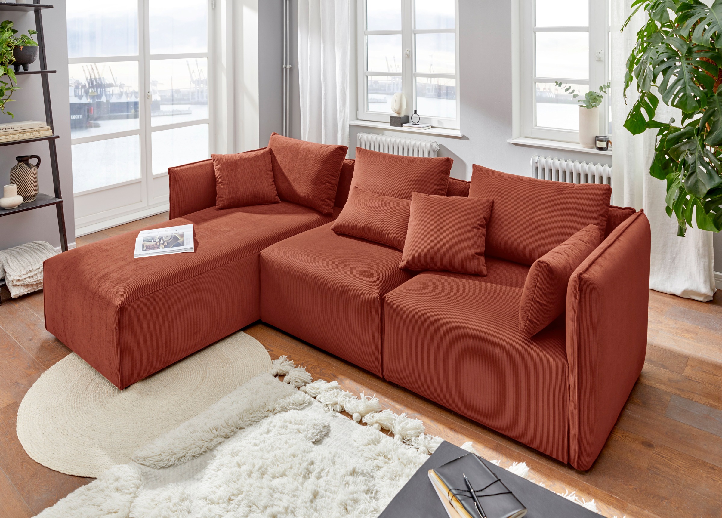 OTTO home Ecksofa "Nöre L-Form" 3 Teile, in vielen Bezugsqualitäten und Far günstig online kaufen