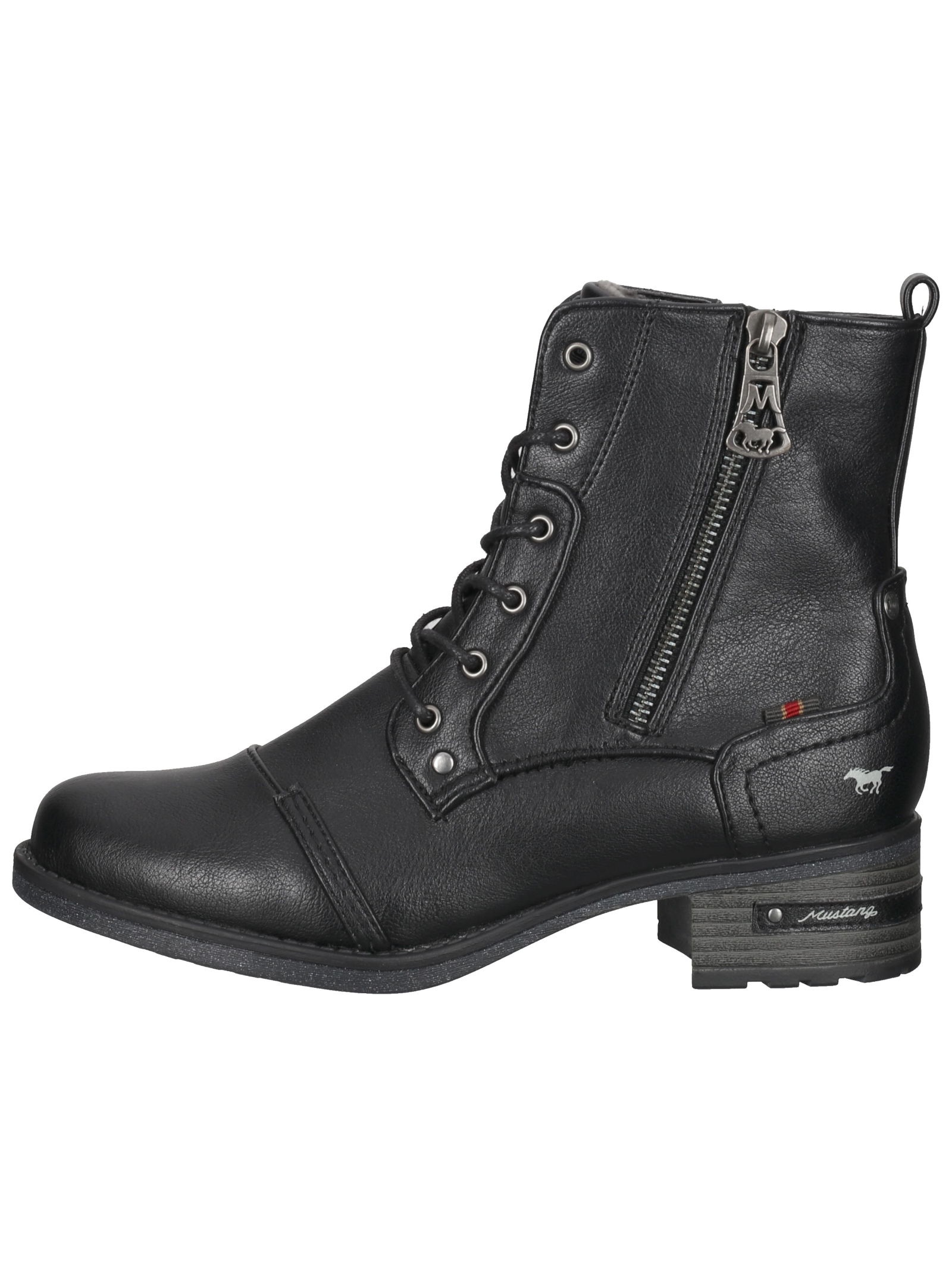 Mustang Shoes Schnürstiefelette »Mustang Shoes Stiefelette Lederimitat«