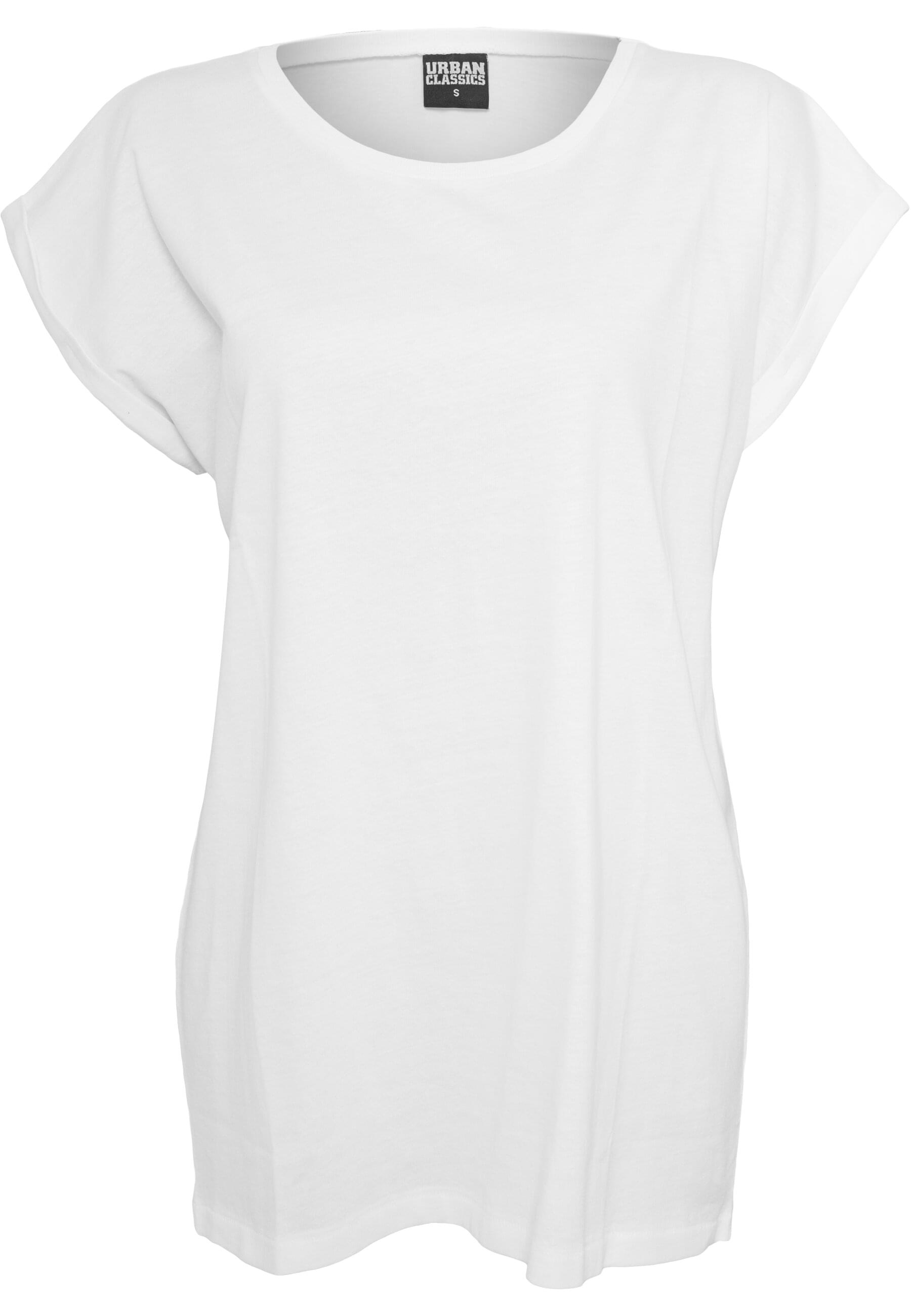 URBAN CLASSICS T-Shirt »Urban Classics Damen Ladies Extended Shoulder Tee 2-Pack«, (1 tlg.)