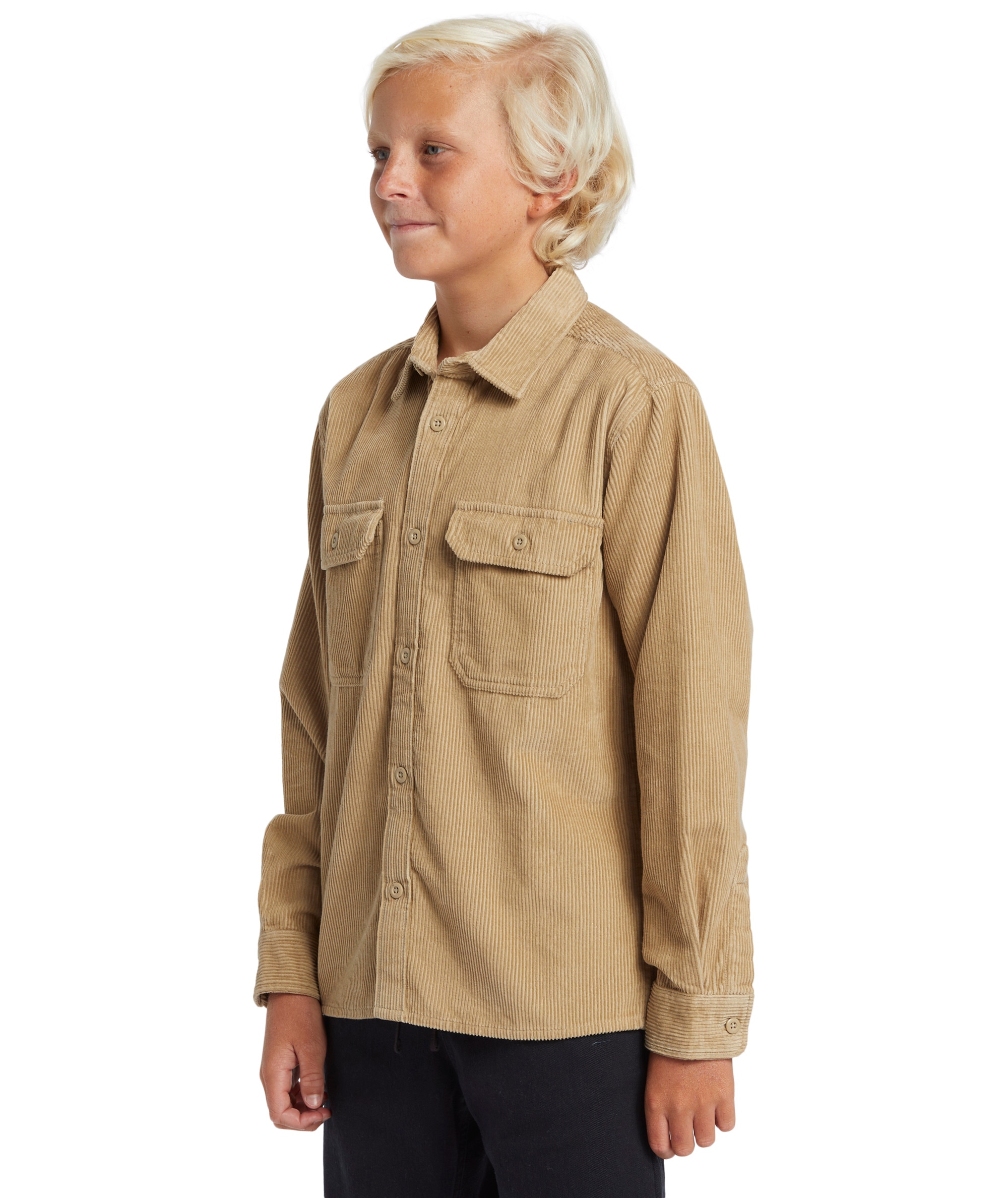 Quiksilver Langarmhemd »VENTURE OVERSHIRT CORD YOUTH«