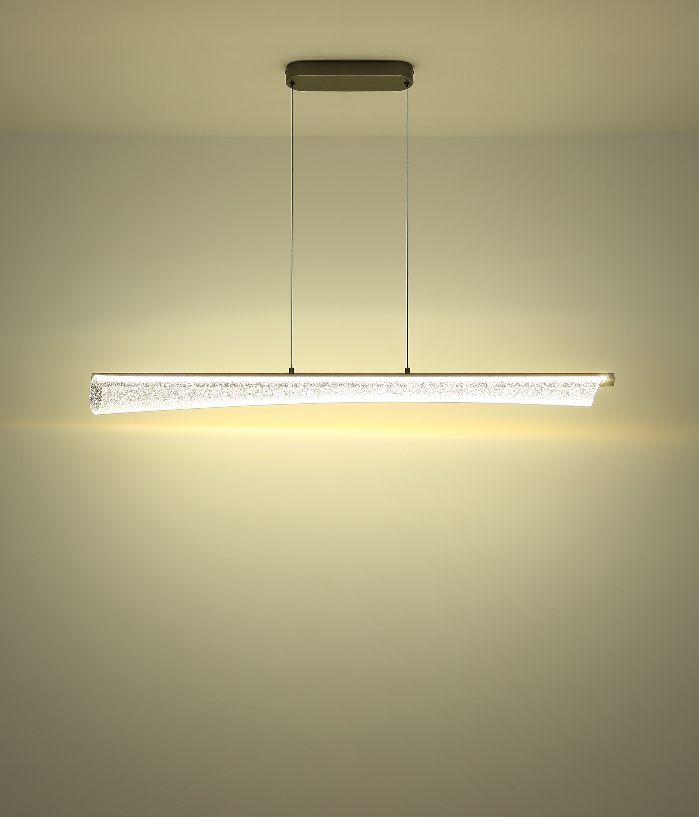 GLOBO LIGHTING Hängeleuchte »MALINDA« LED-Modul 1 Stk. Hängeleuchte anthrazit matt mit Acryl klar, dimmbar