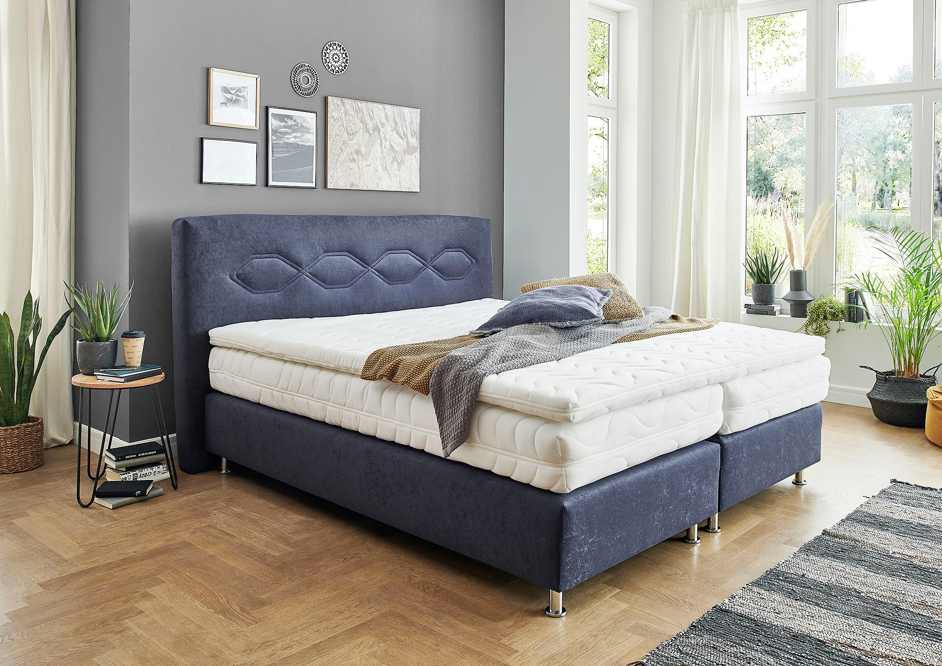 Westfalia Schlafkomfort Boxspringbett, wahlweise mit Topper