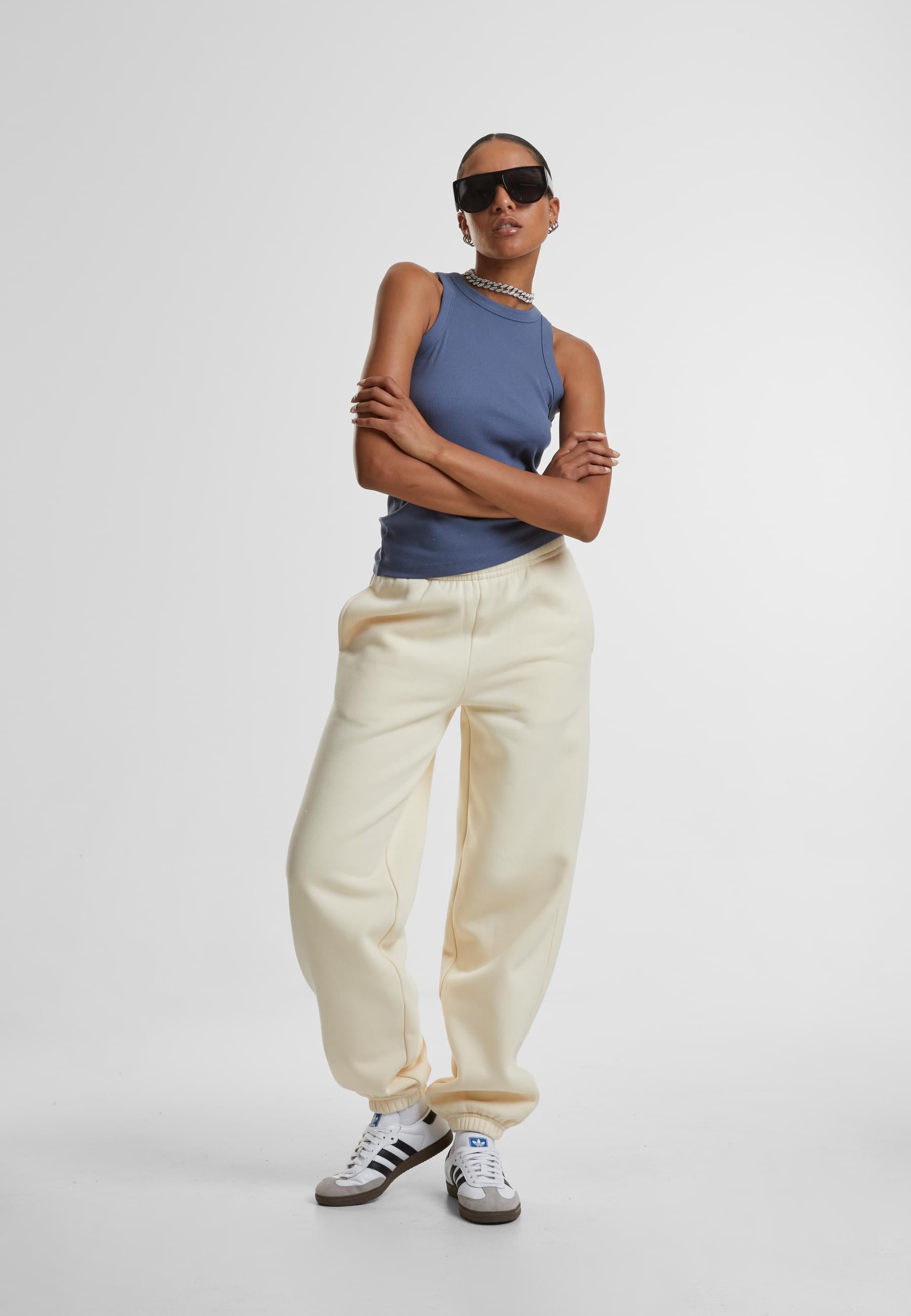 URBAN CLASSICS Jogginghose »Urban Classics Ladies Fluffy Sweatpants«, (1 tlg.)