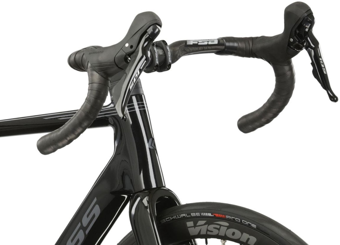 Kross Rennrad »Rennrad Vento DSC 8.0 schwarz 22 Gänge«, 22 Gang, Shimano, 105 R7000 Schaltwerk, Kettenschaltung