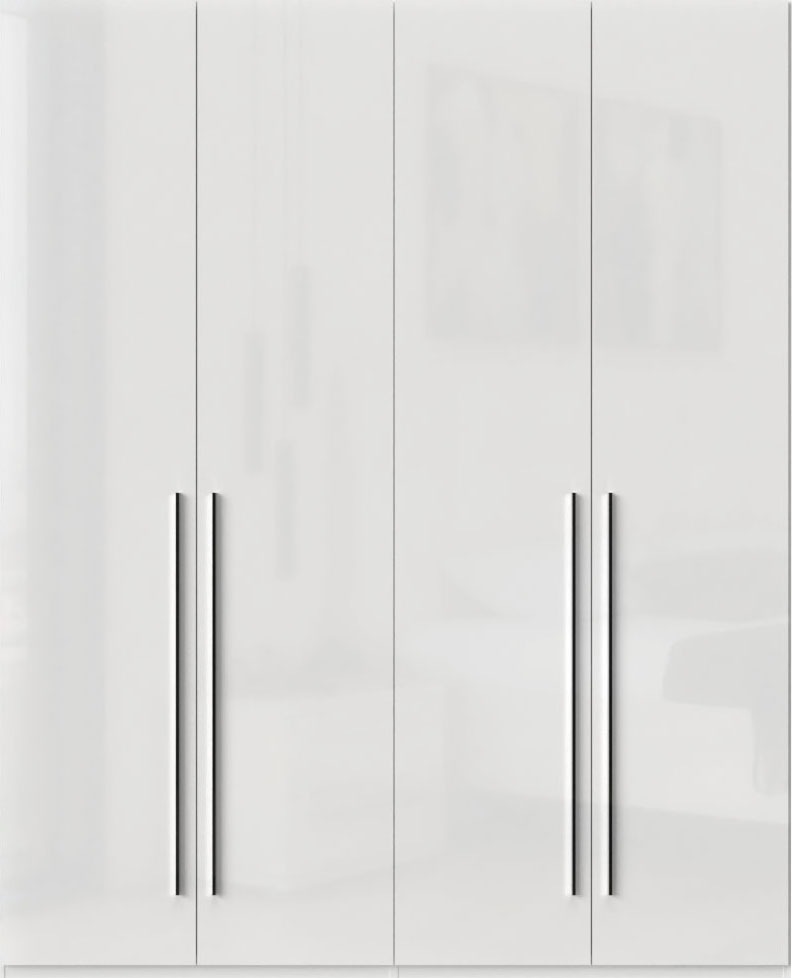 Places of Style Kleiderschrank "Piano, UV lackiert, hochglänzend in beige o günstig online kaufen