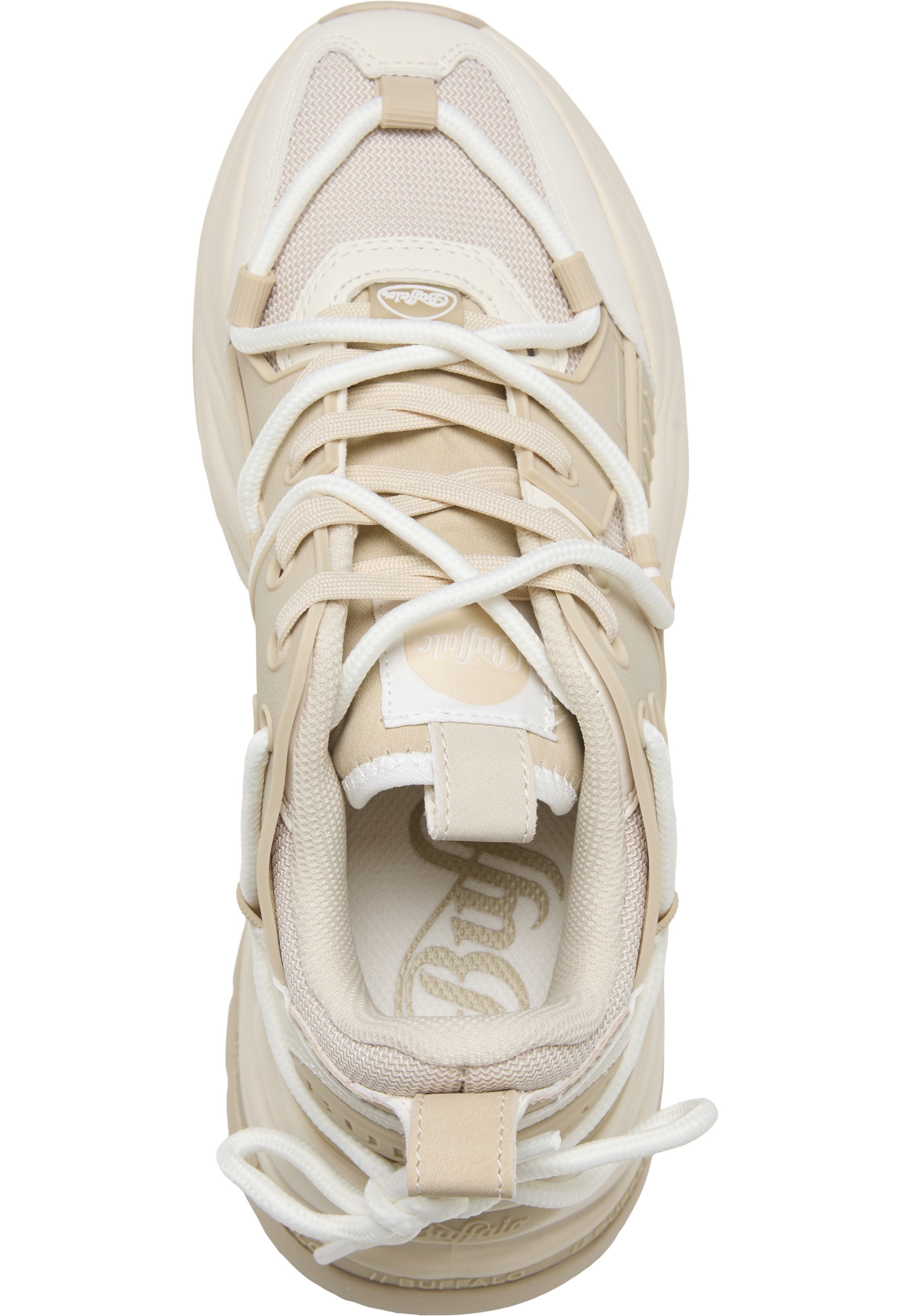 Buffalo Triplet Lace Damensneaker Beige Größe 36 2