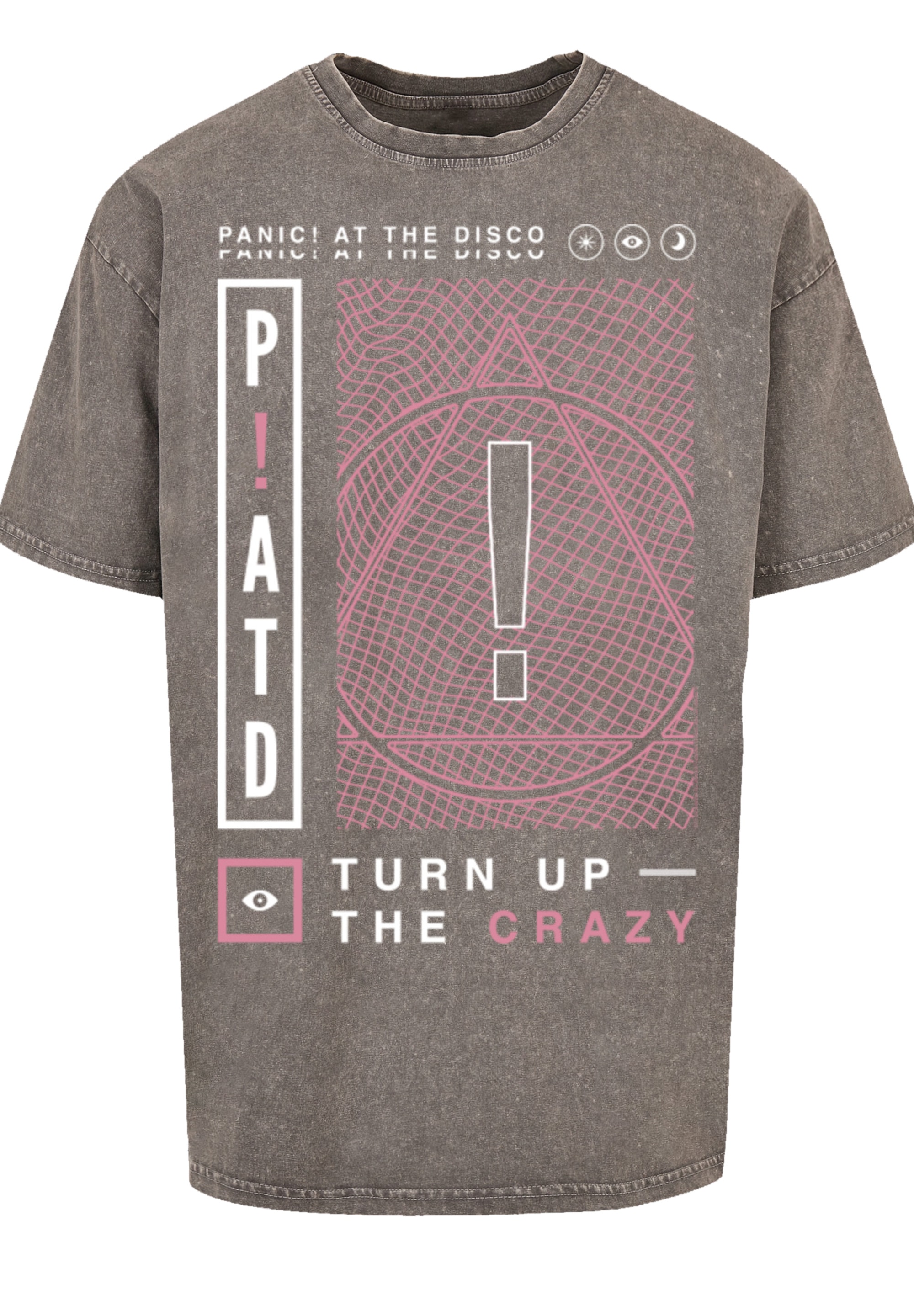 F4NT4STIC T-Shirt »Panic At The Disco Turn Up The Crazy«, Premium Qualität