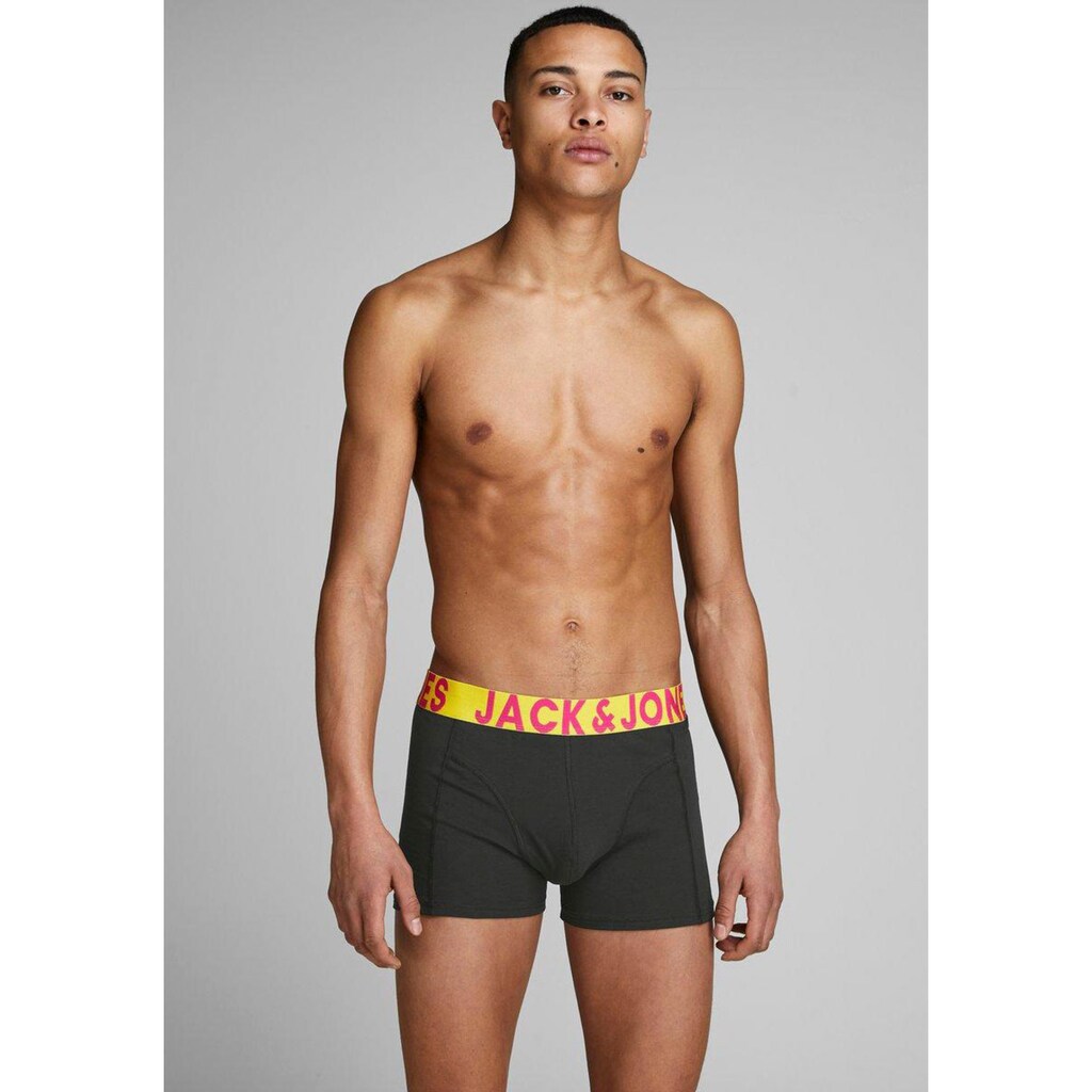 Jack & Jones Junior Boxershorts »JACCRAZY SOLID TRUNKS 3 PACK NOOS JNR«, (Packung, 3 St.)