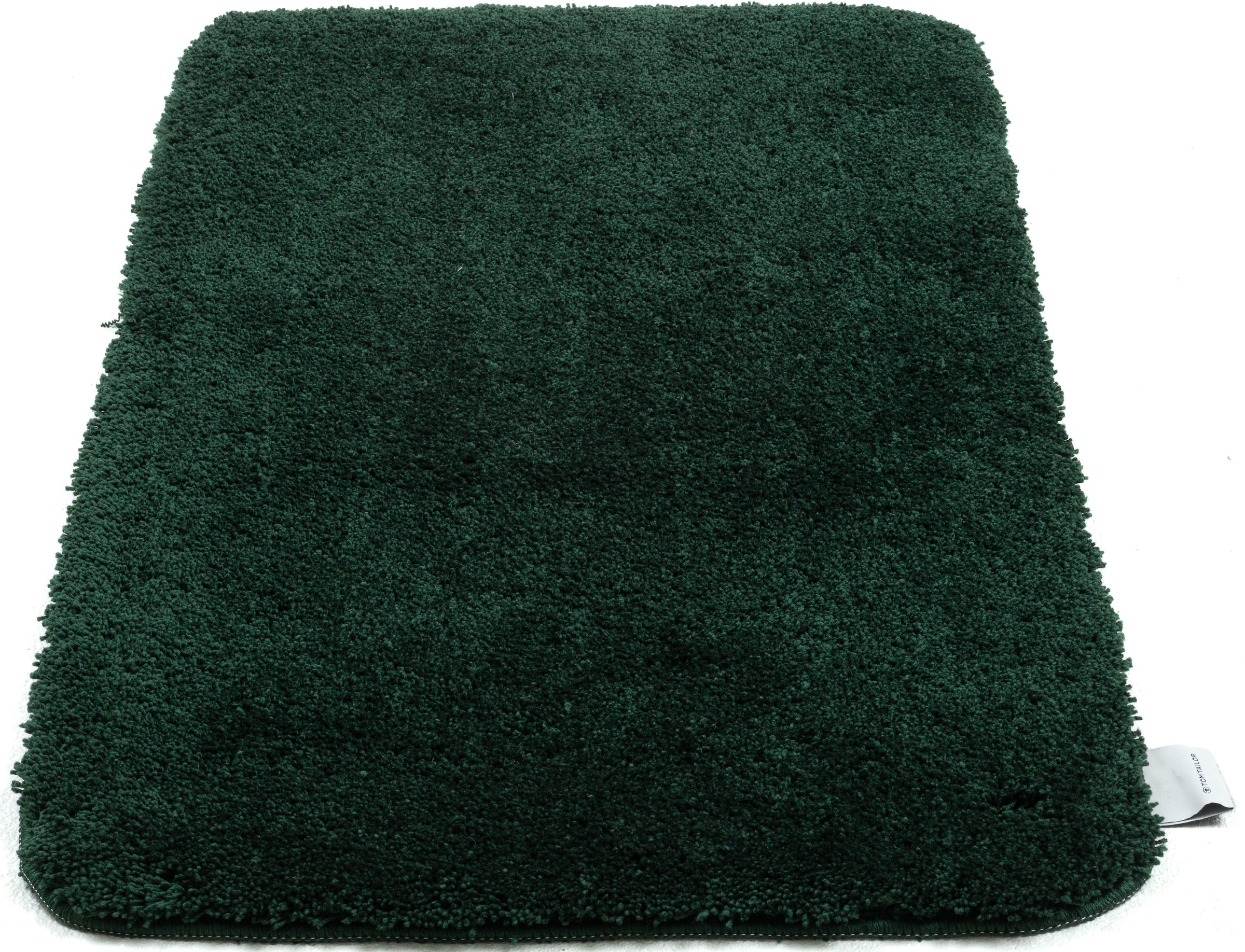 TOM TAILOR Badematte "Cozy Bath UNI", Höhe 27 mm, rutschhemmend beschichtet, fußbodenheizungsgeeignet, Badteppich, Uni F